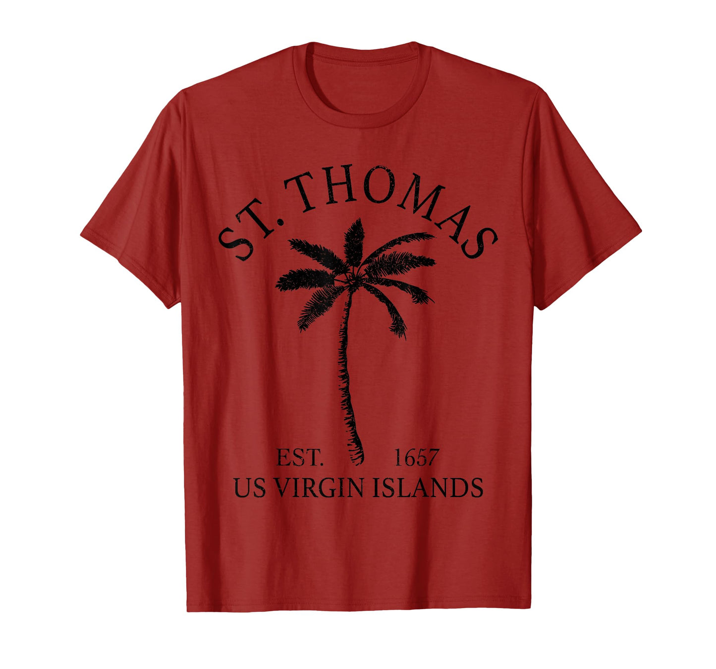 St. Thomas US Virgin Islands USVI Pride Souvenir T-Shirt