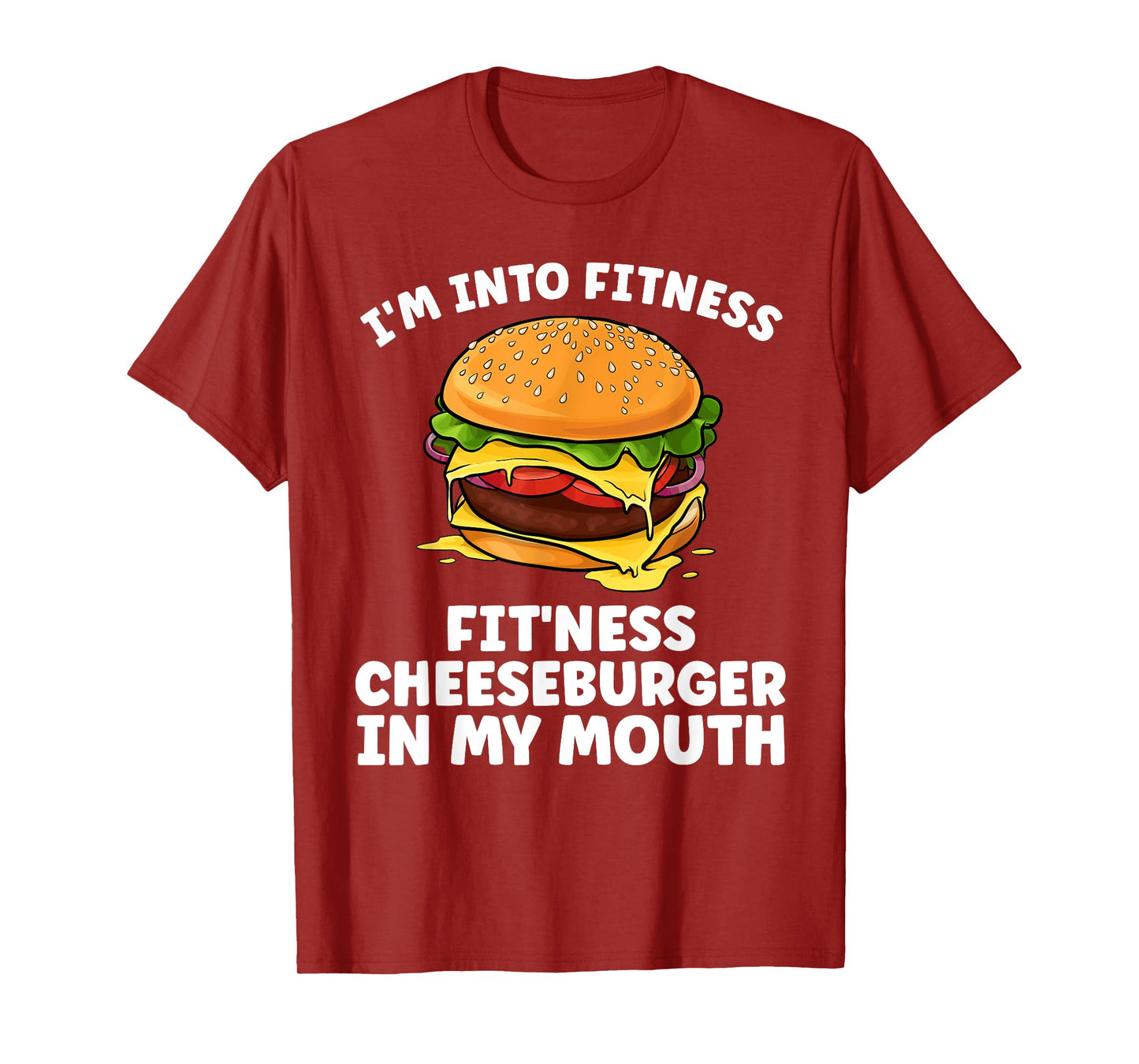 Funny Cheeseburger For Men Women Kids Burger Hamburger Lover T-Shirt
