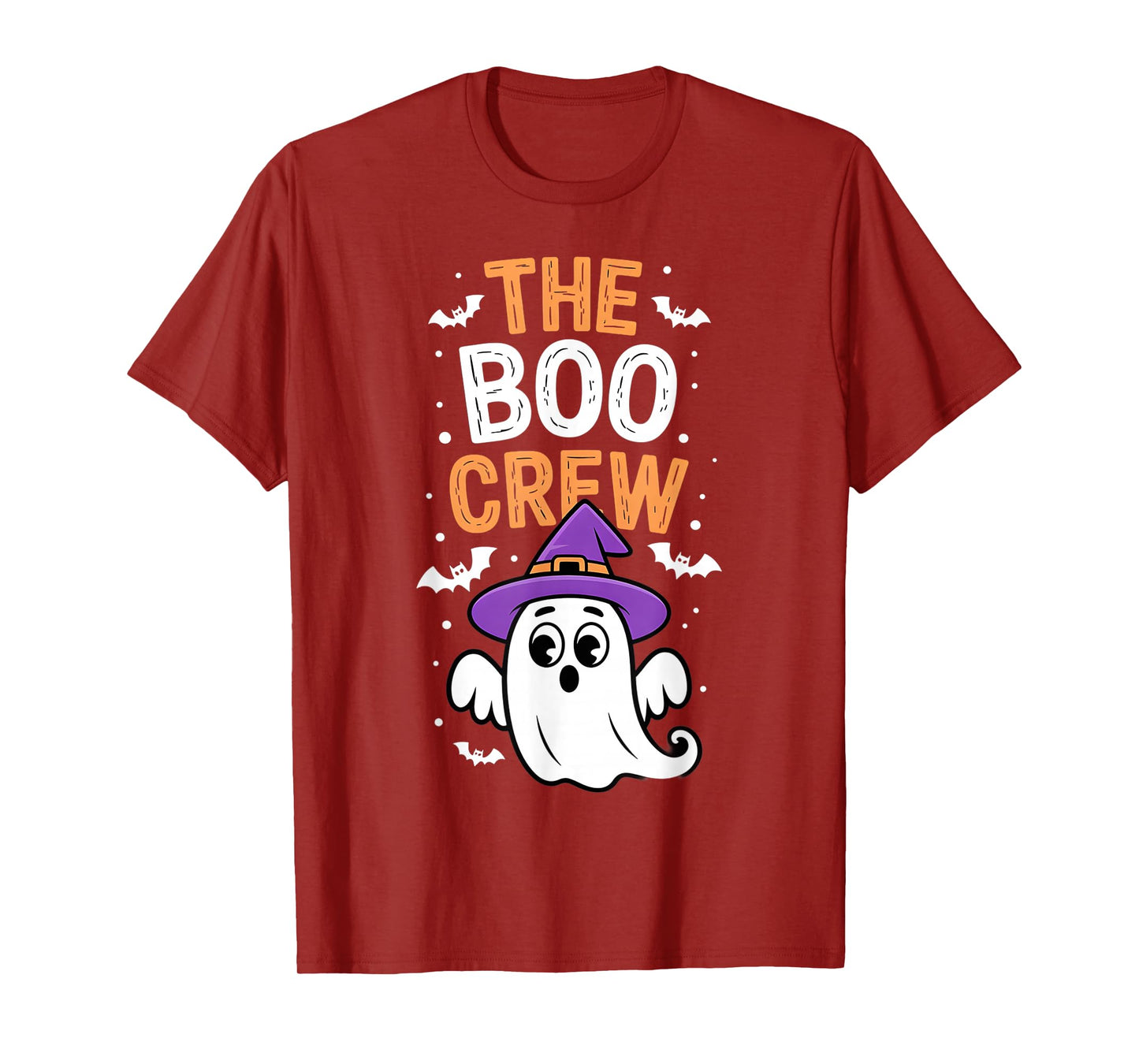 Halloween Ghost The Boo Crew Costume Matching Women Gifts T-Shirt