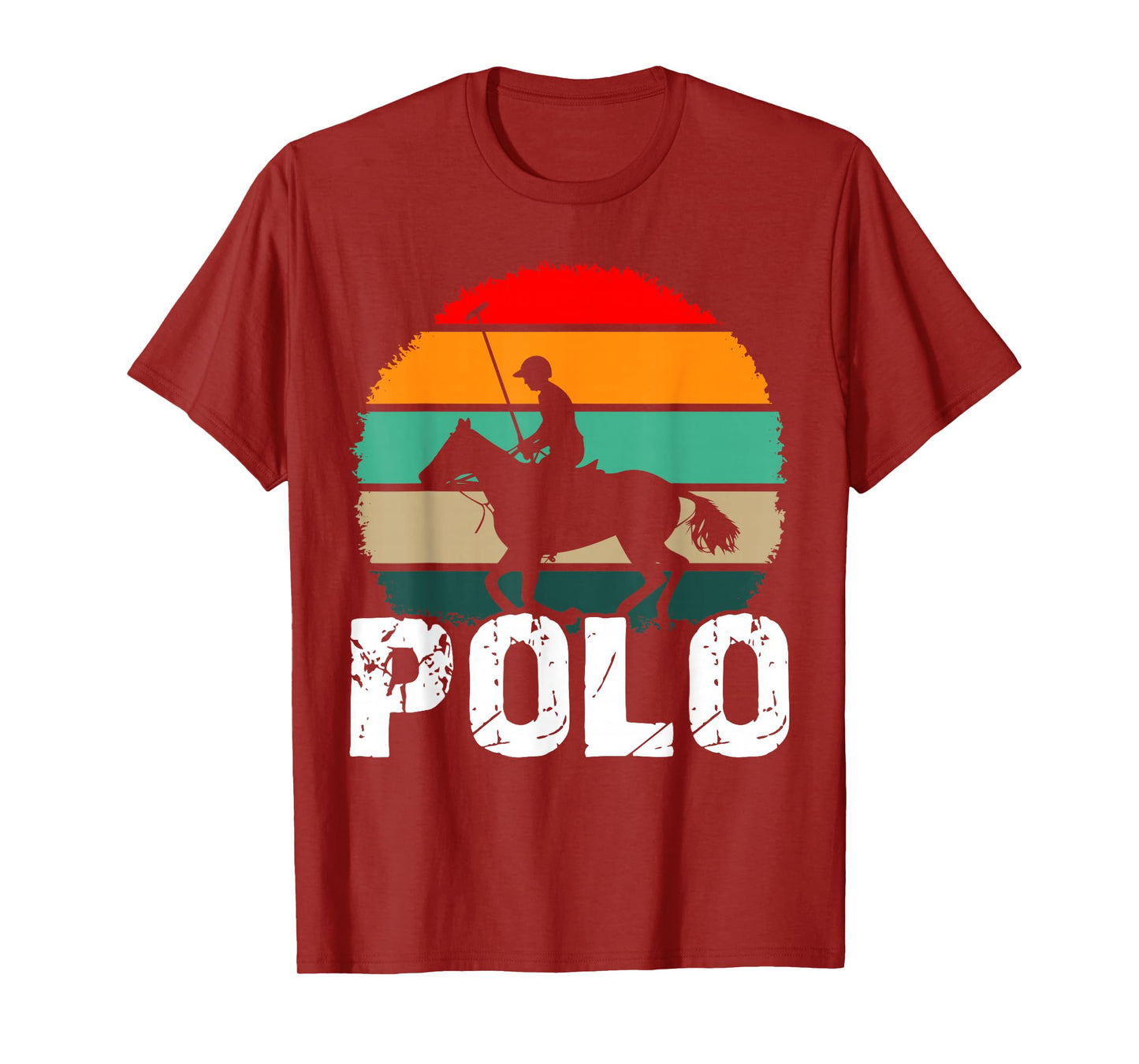 Western Horse Polo Practice Vintage Horseback Riding T-Shirt