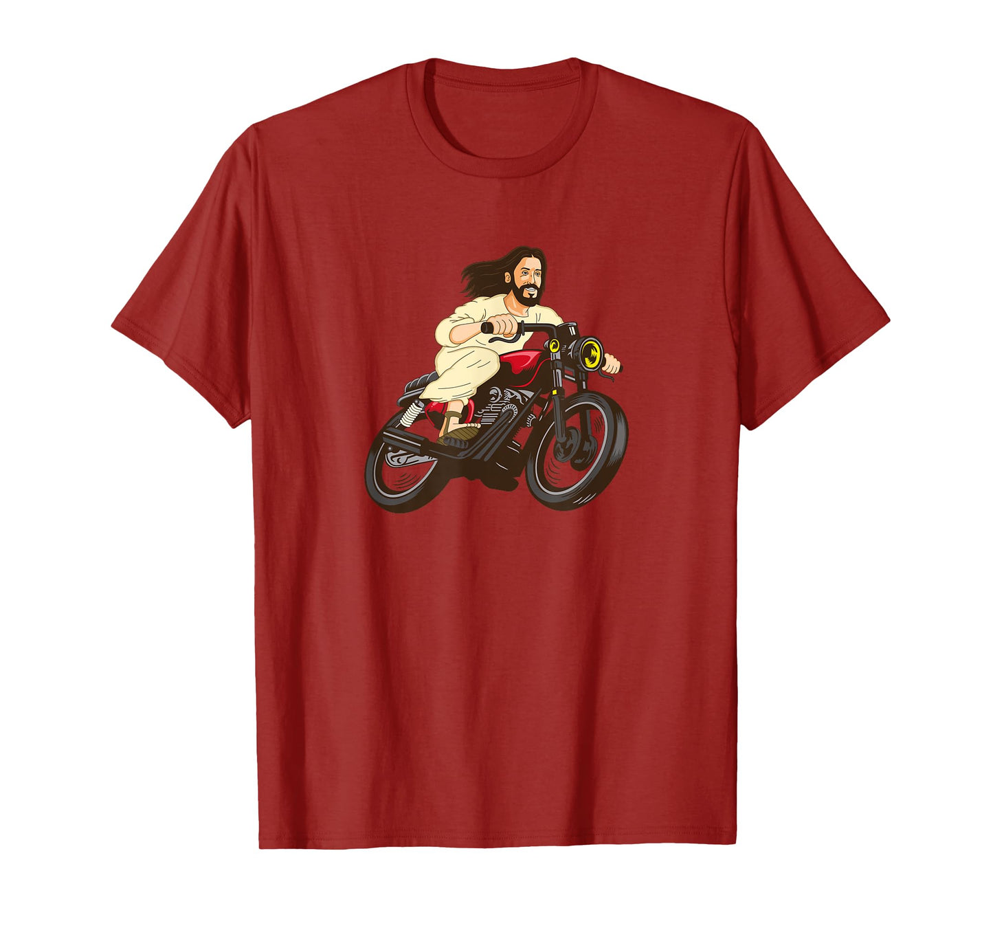Christ on a Motorcycle Lord Jesus God Church Gift T-Shirt