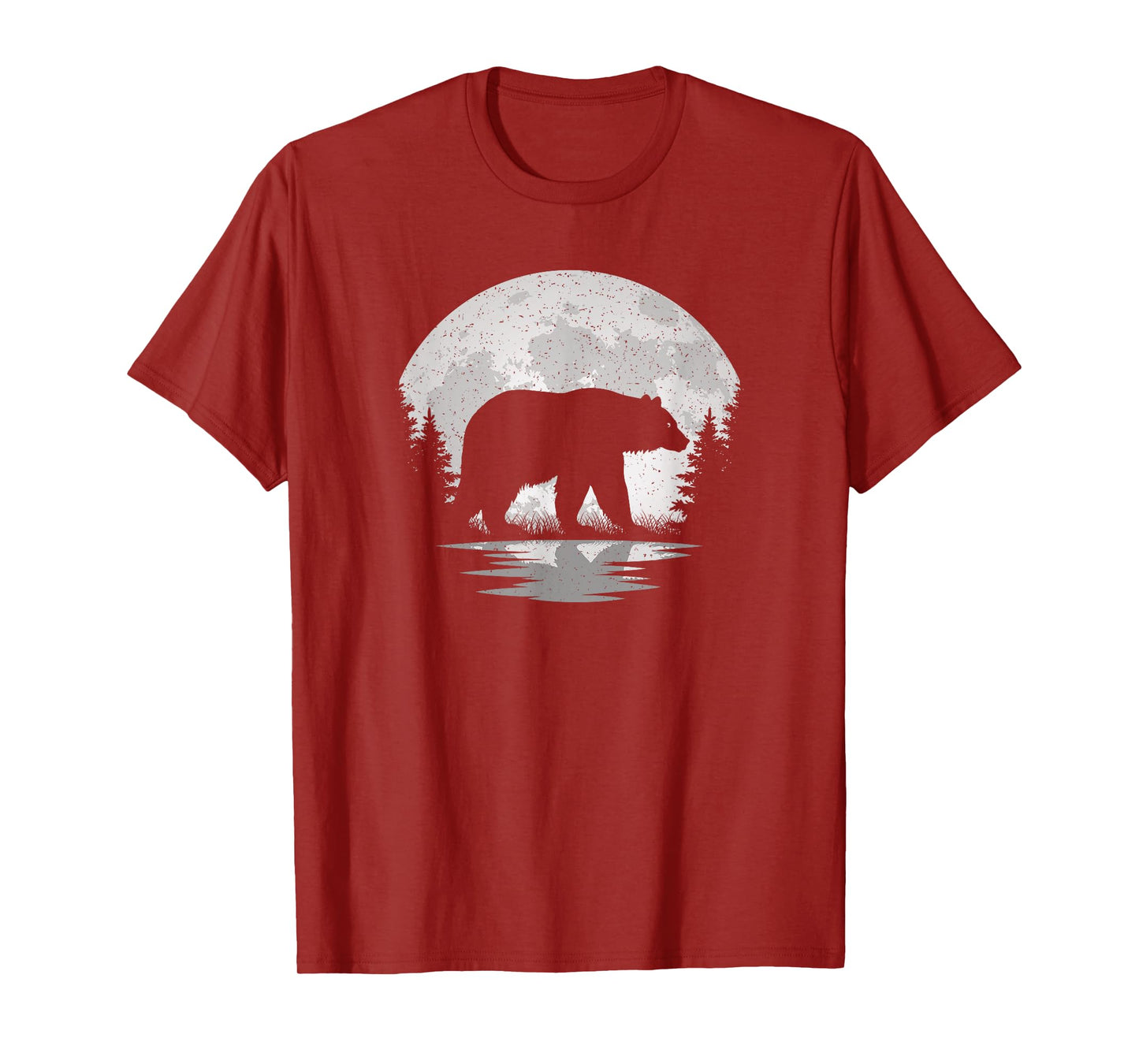Bear Moon Vintage Bear Lover Wildlife Men Women Kids T-Shirt