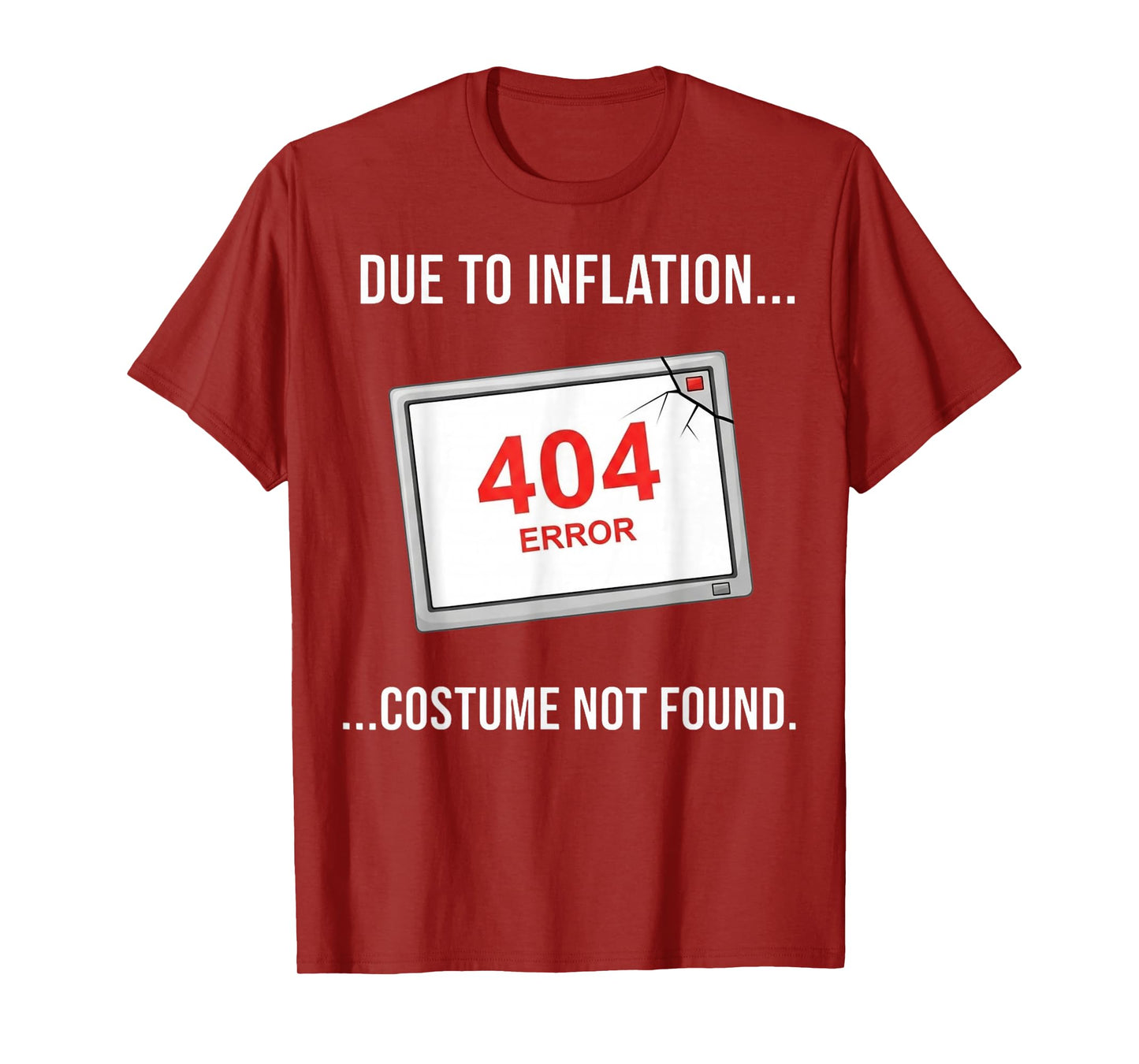 Error 404 Halloween Costume Funny Halloween 2025 T-Shirt