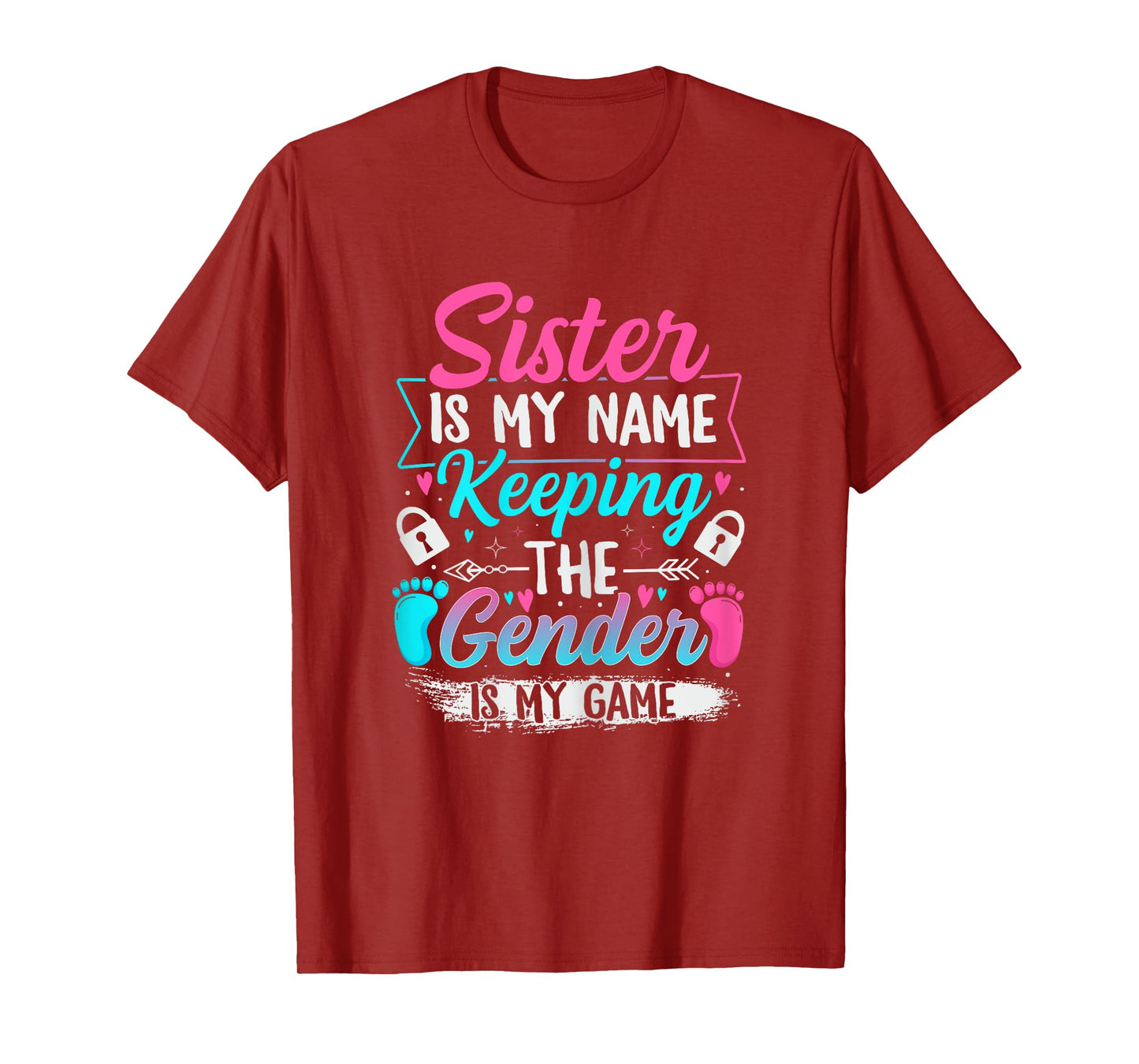 Gender Reveal Design for a Keeper of the Gender Sister T-Shirt