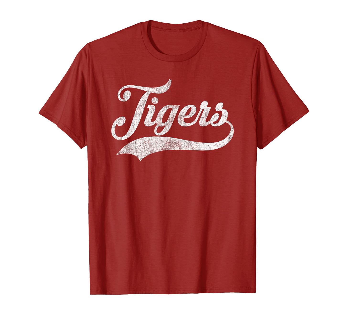 Retro Tigers School Sports Name for Men Women Kids T-Shirt