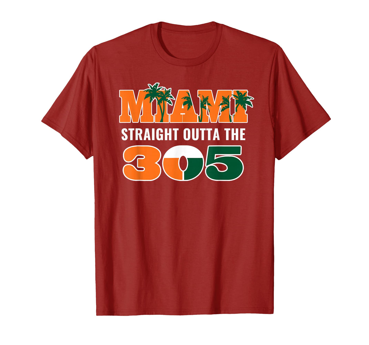 Straight Outta The 305 Miami Florida Pride Lifestyle T-Shirt