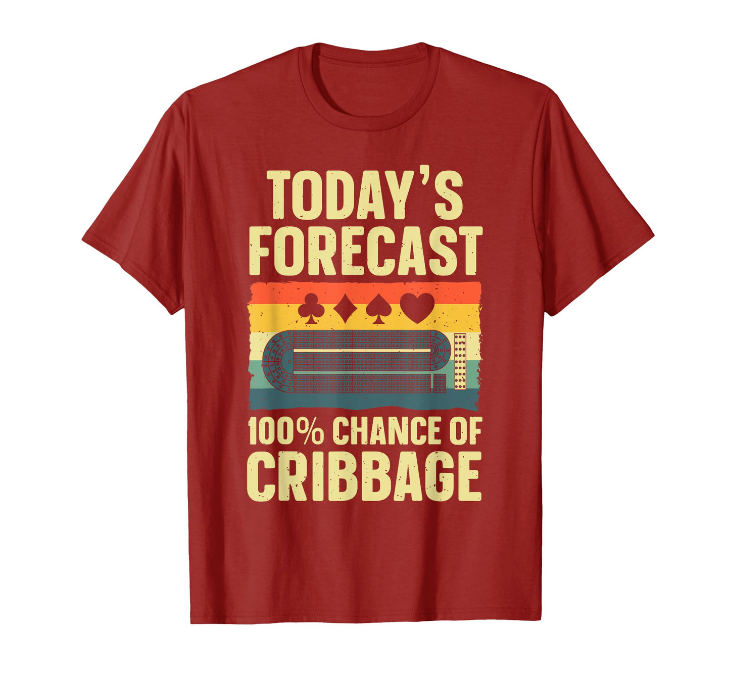 Funny Cribbage Design For Men Women Kids Card Game Cribbage T-Shirt