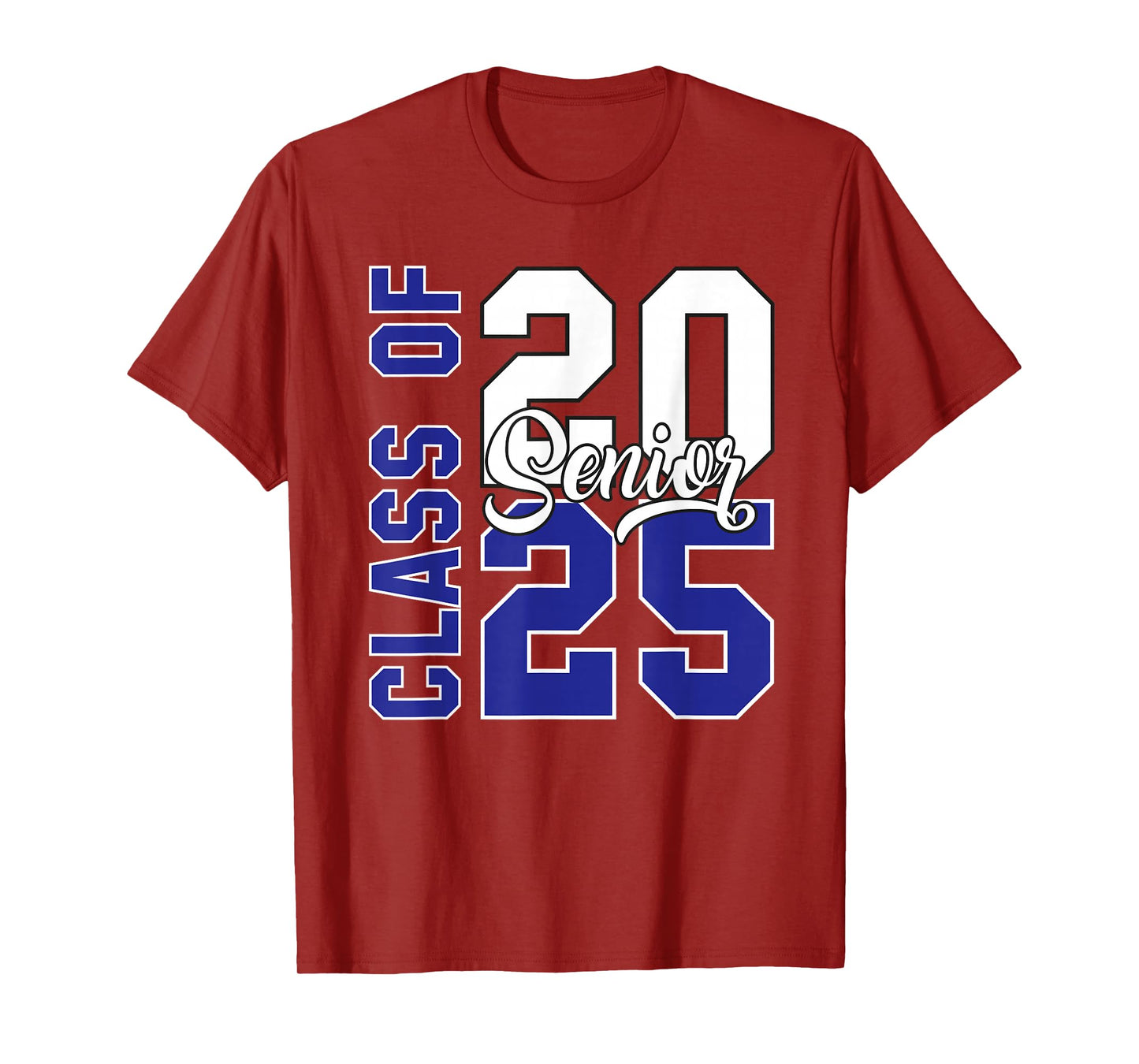 Senior 2025 Class Of 2025 Vintage 2025 Back To School T-Shirt
