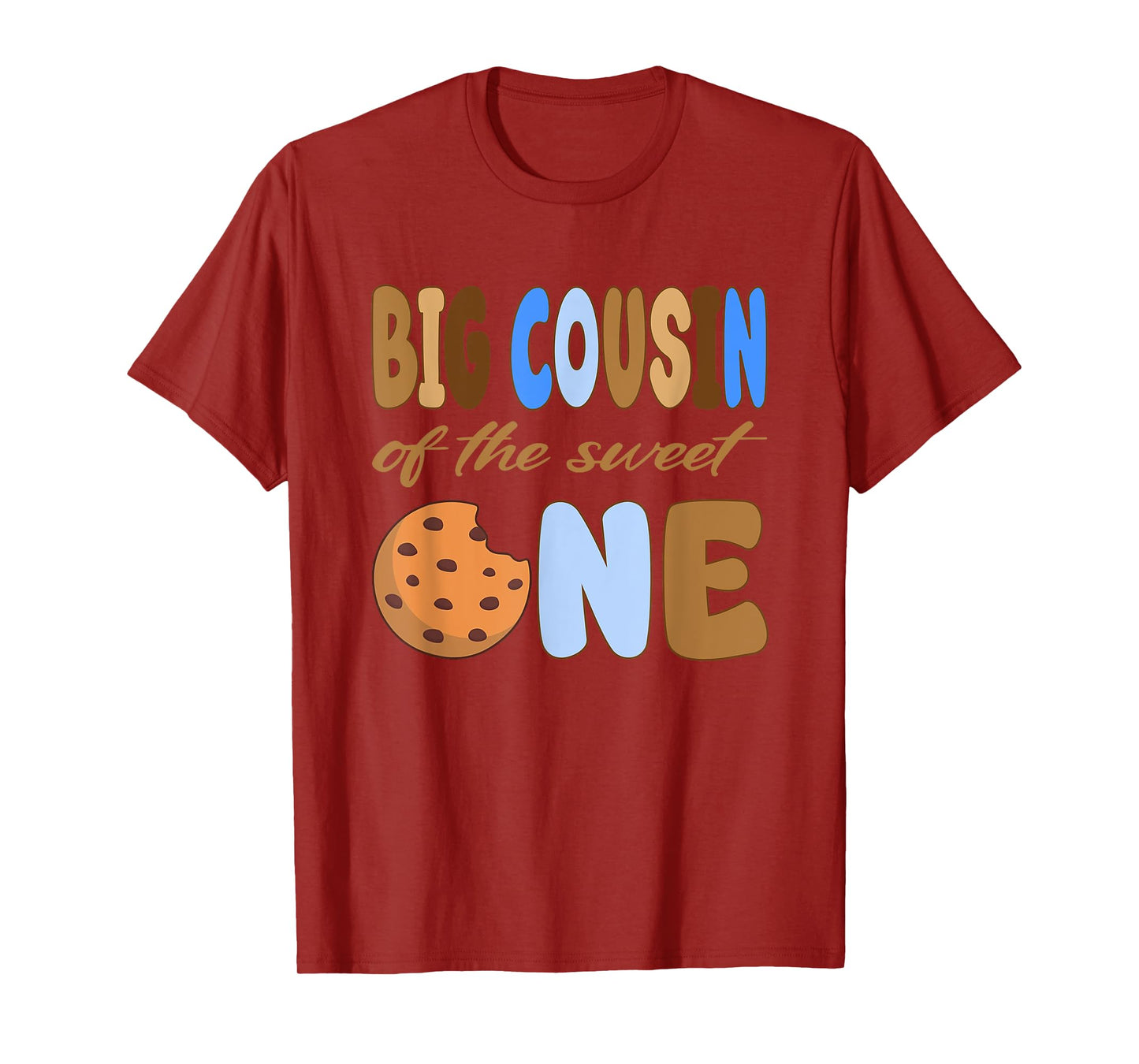 Big Cousin of The Sweet One 1st Birthday Cookie Bday Party T-Shirt
