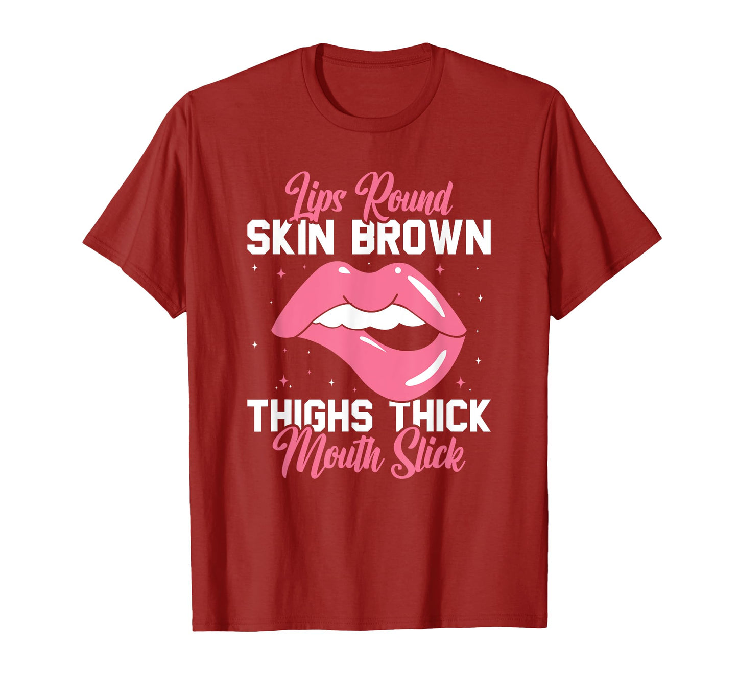 Lips Round Skin Brown Thigh Thick Fitness Workout T-Shirt