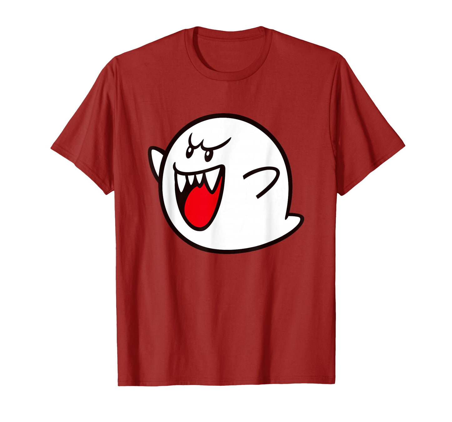 Super Mario Boo Spooky Big Character Icon T-Shirt