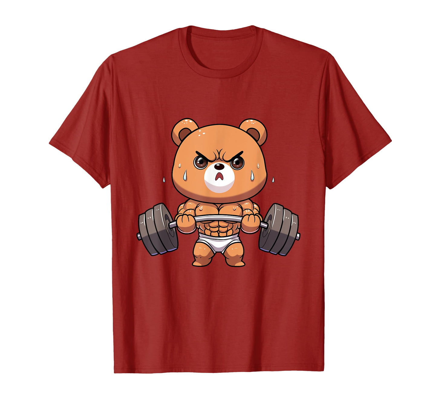 Bear Bodybuilder Bodybuilding Muscle Gym Weightlifting Bear T-Shirt