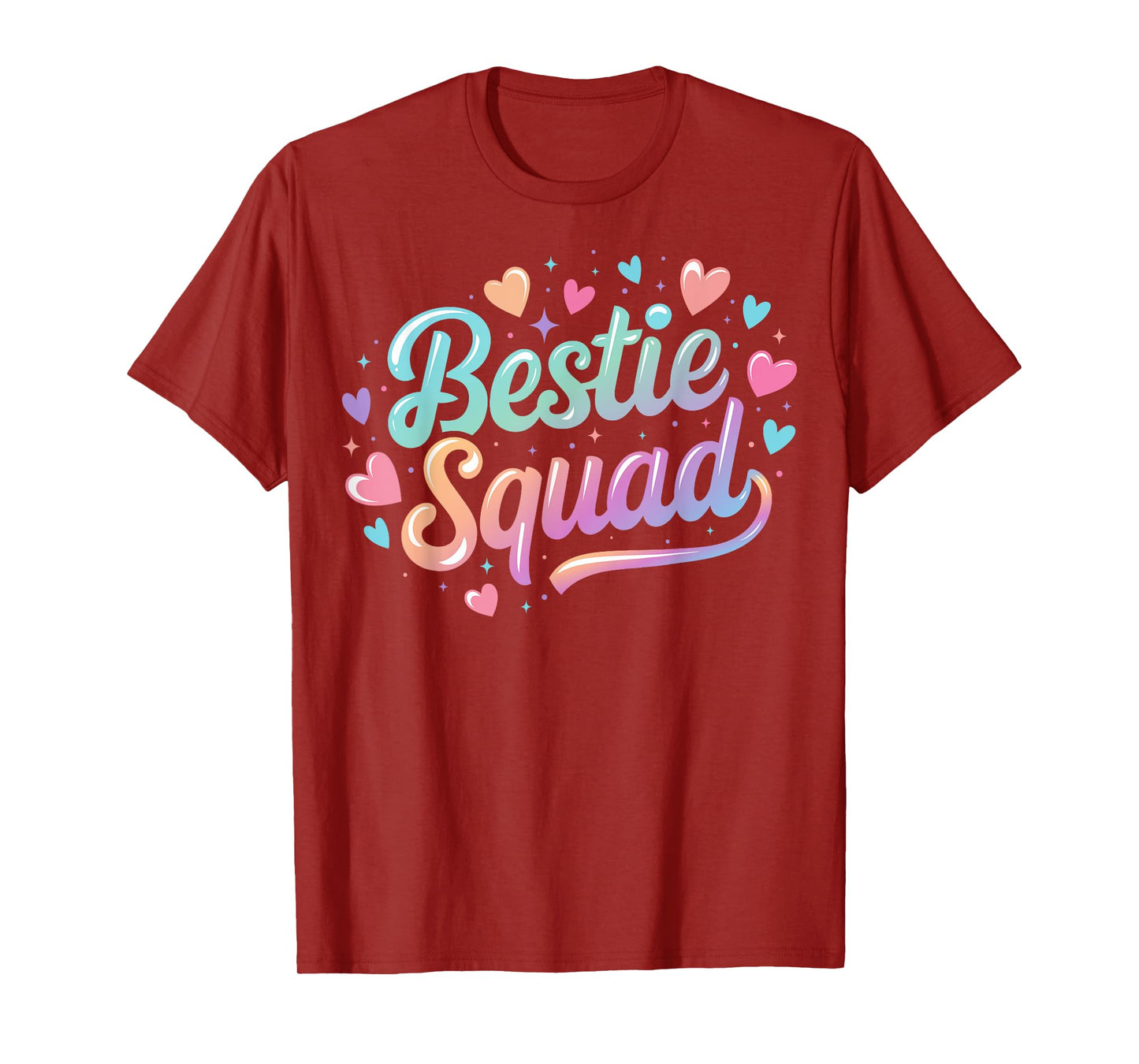 Funny Tie Dye Best Friend Matching Bestie Squad BFF Cute T-Shirt