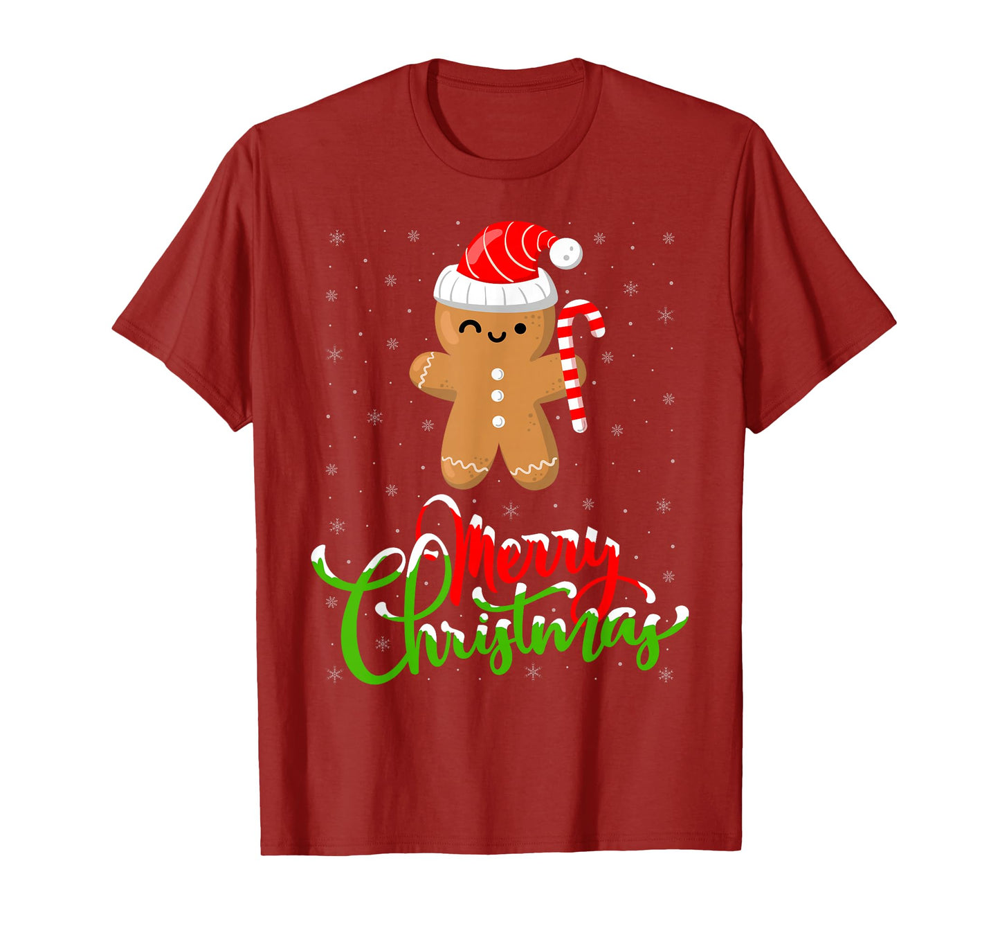 Merry Christmas Funny Gingerbread Cookie Baking Christmas T-Shirt