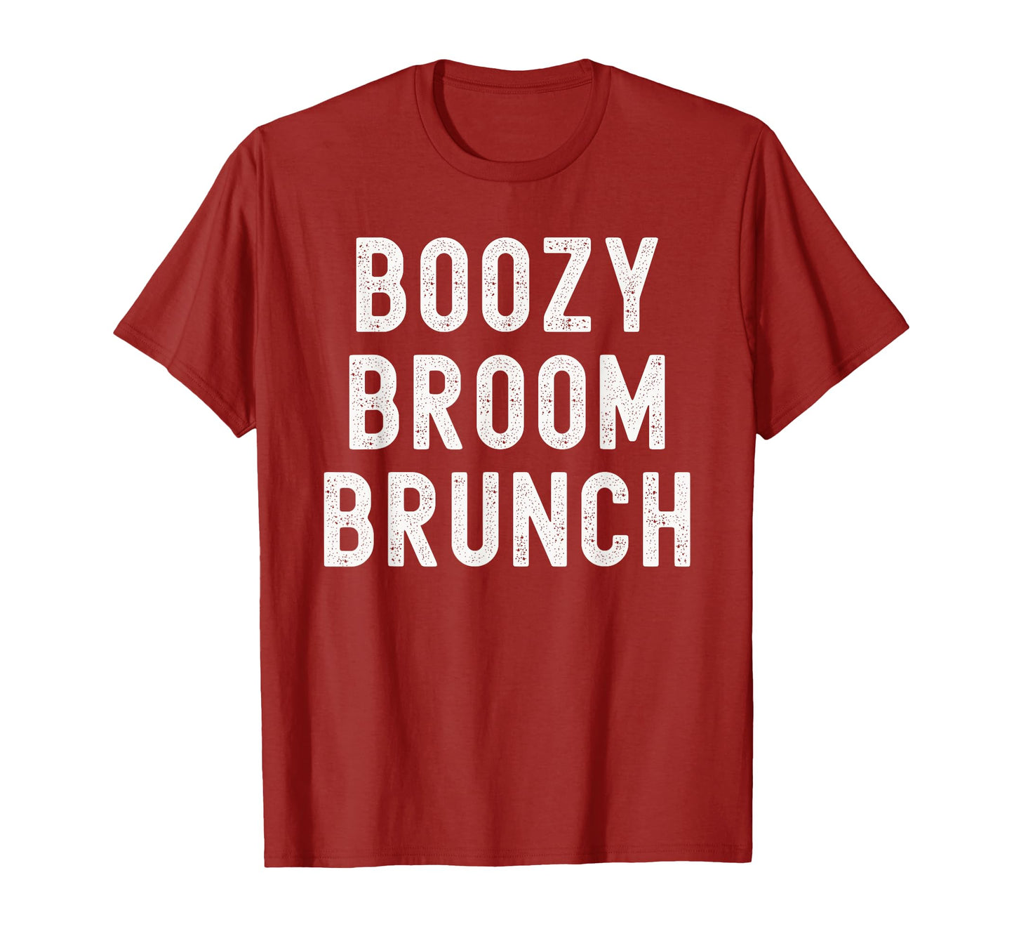 Boozy Broom Brunch Funny Drinking Halloween Costume T-Shirt