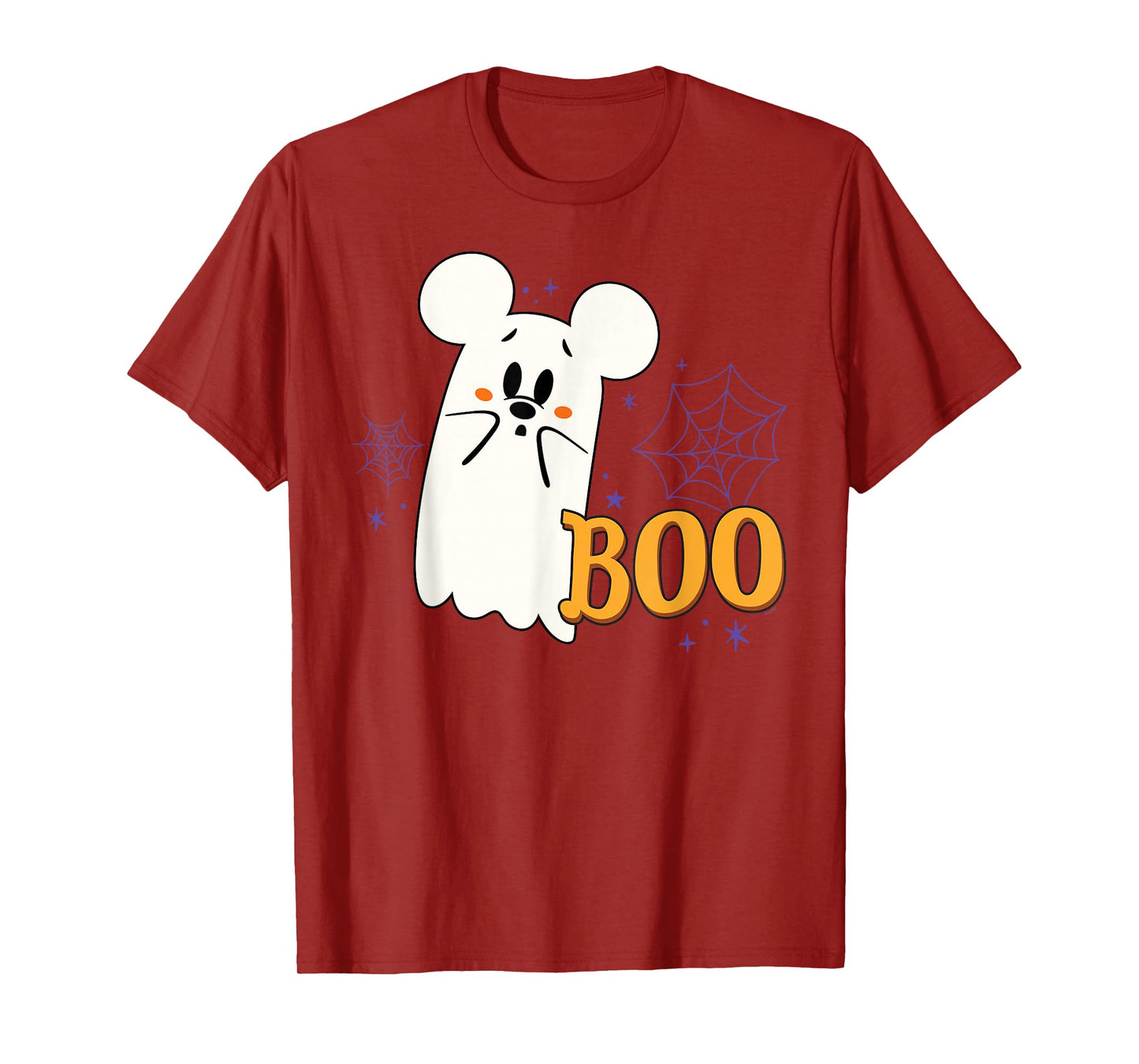 Disney Mickey Mouse Cute Little Ghost Boo Halloween T-Shirt