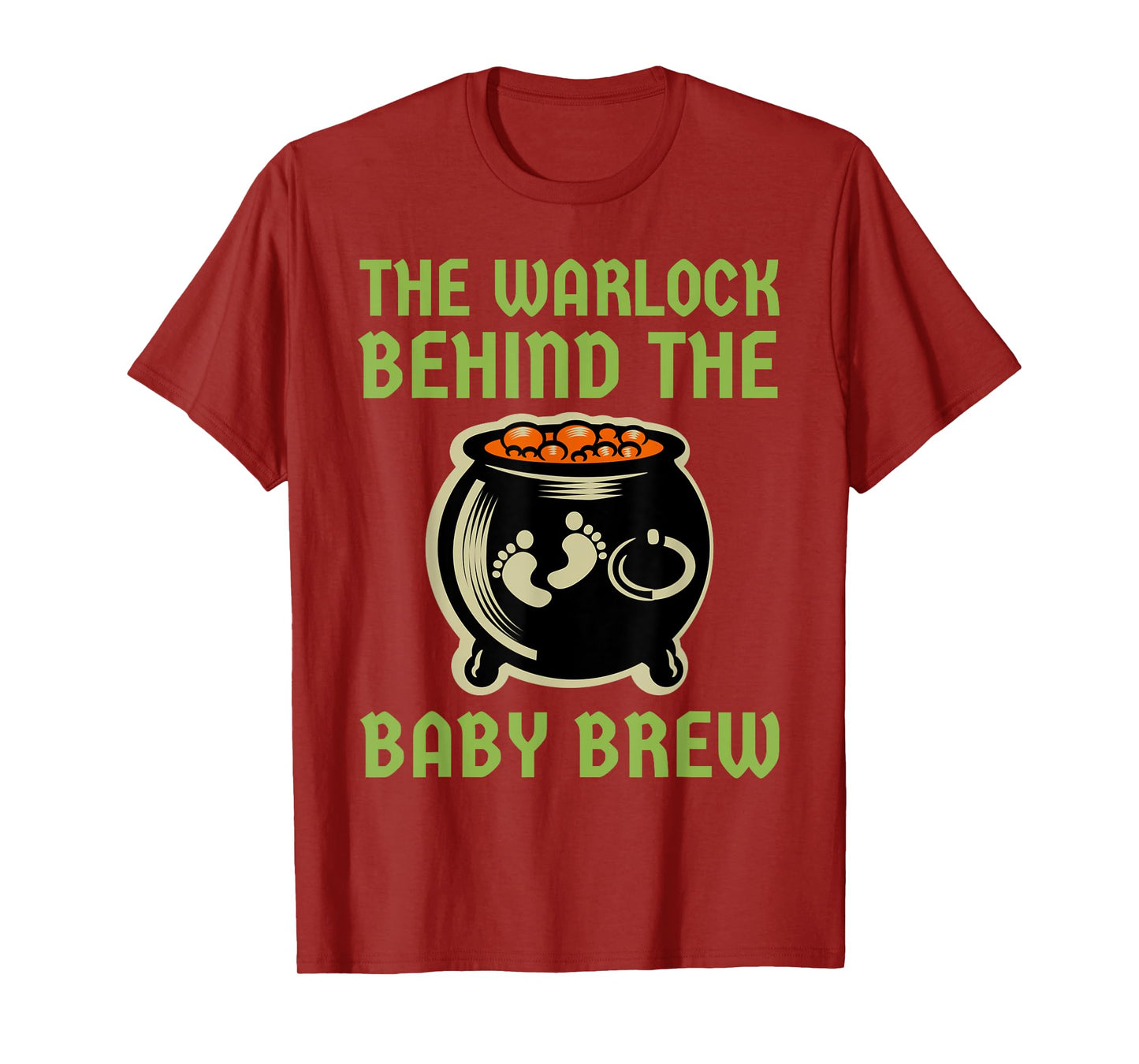 The Warlock Behind The Baby Brew, Halloween New Dad To Be T-Shirt