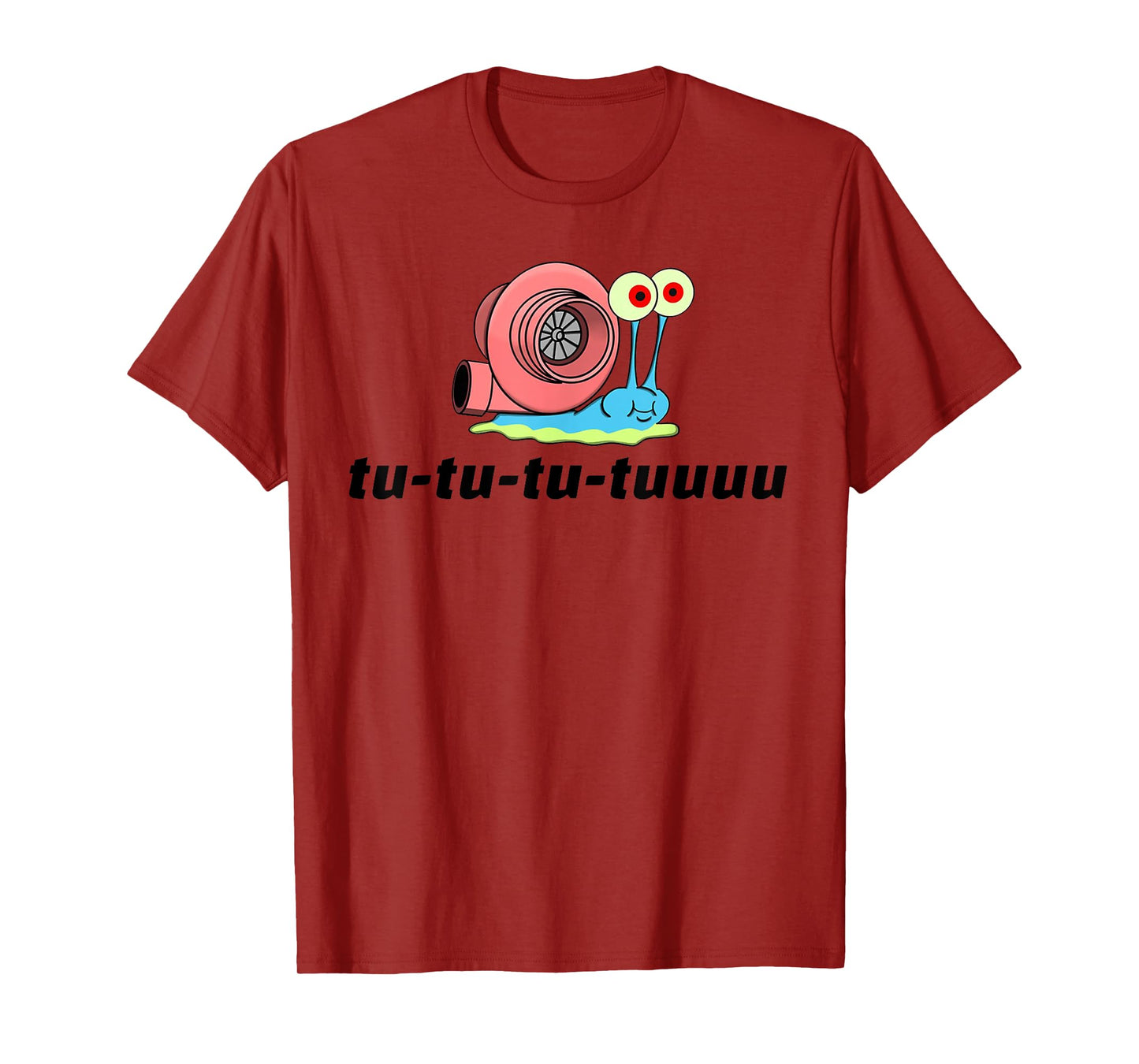 Vintage Funny Turbo Car Meme Fast Snail Classic Racing T-Shirt