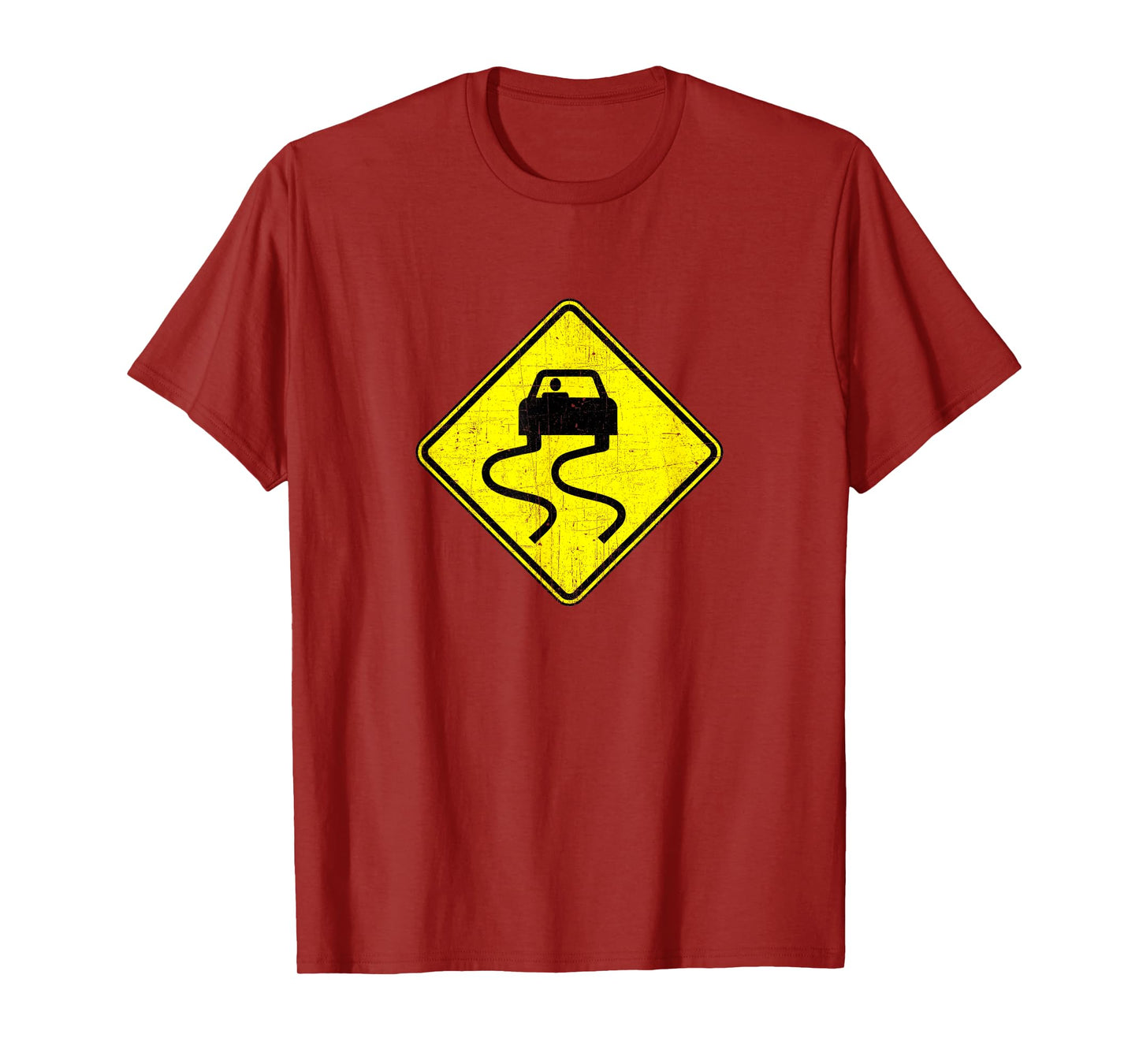 Slippery When Wet Sign T Shirt T-Shirt