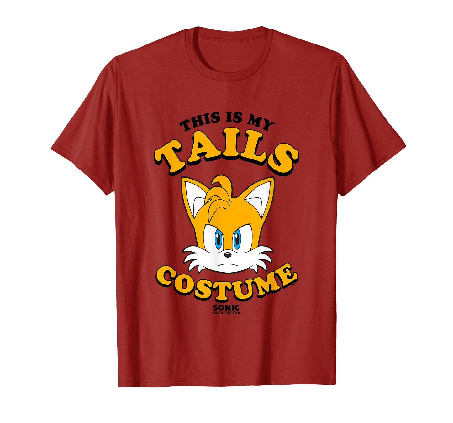 Sonic The Hedgehog Halloween This Is My Tails Costume T-Shirt