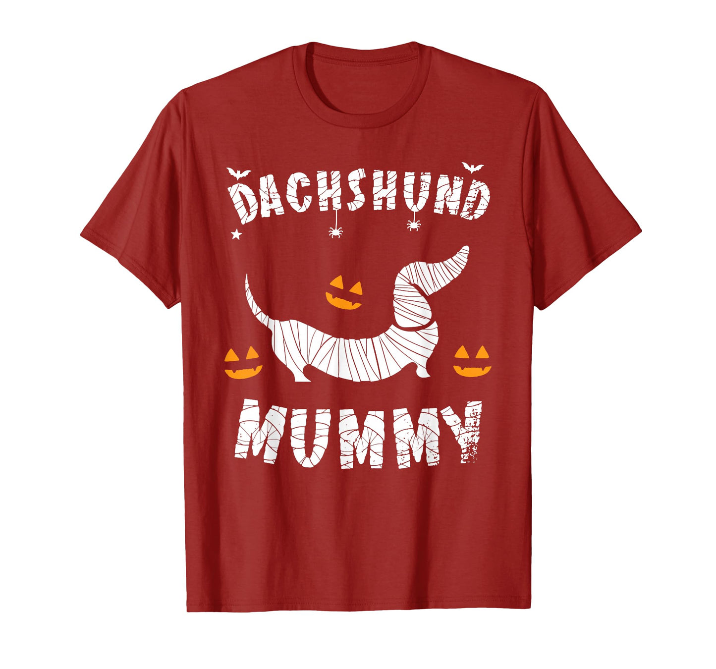 Halloween Dachshund Weenie Sausage Mummy Funny Dog Costume T-Shirt