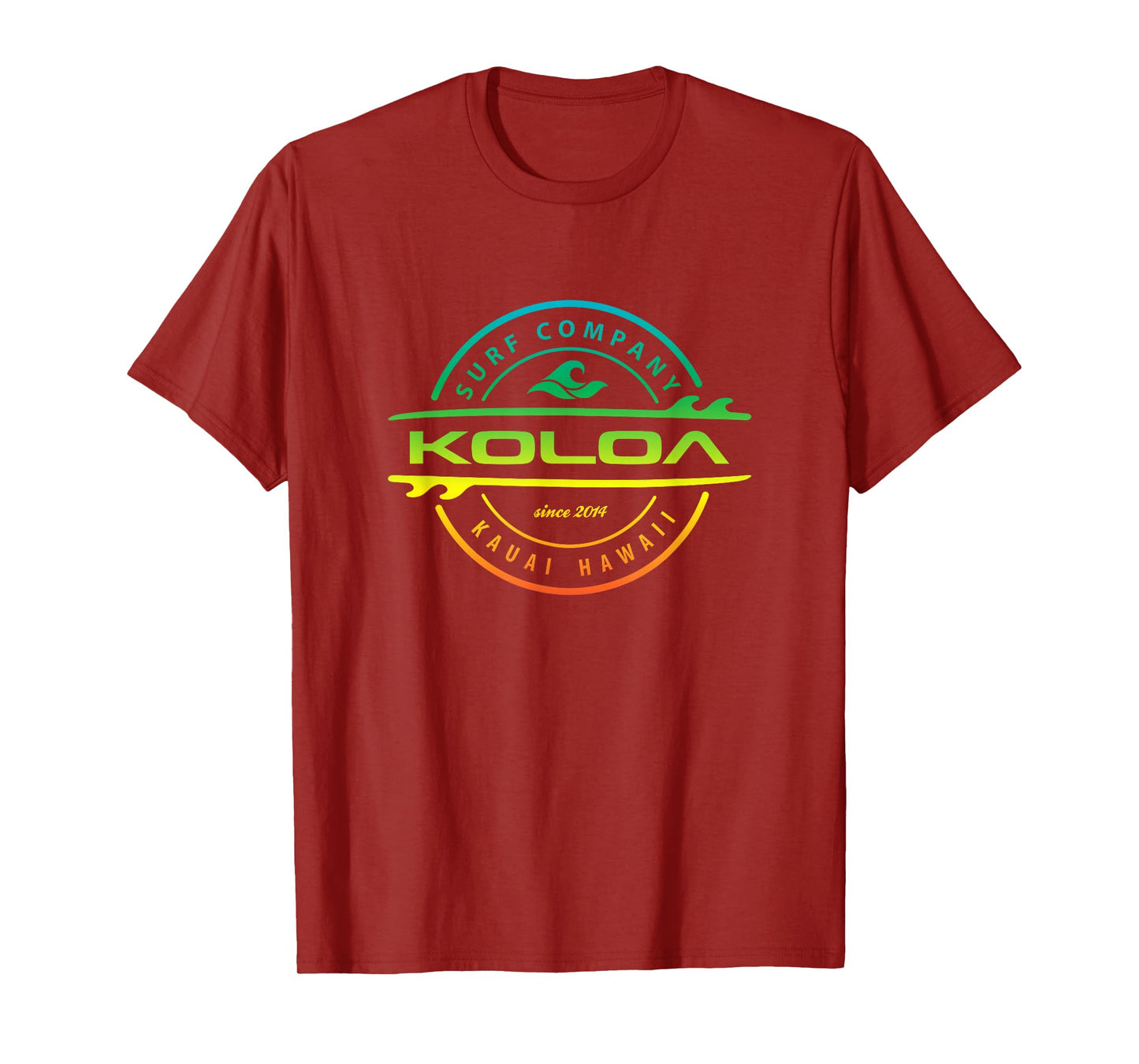 Koloa Surf Multicolor Lightweight Thruster Logo Graphic T-Shirt