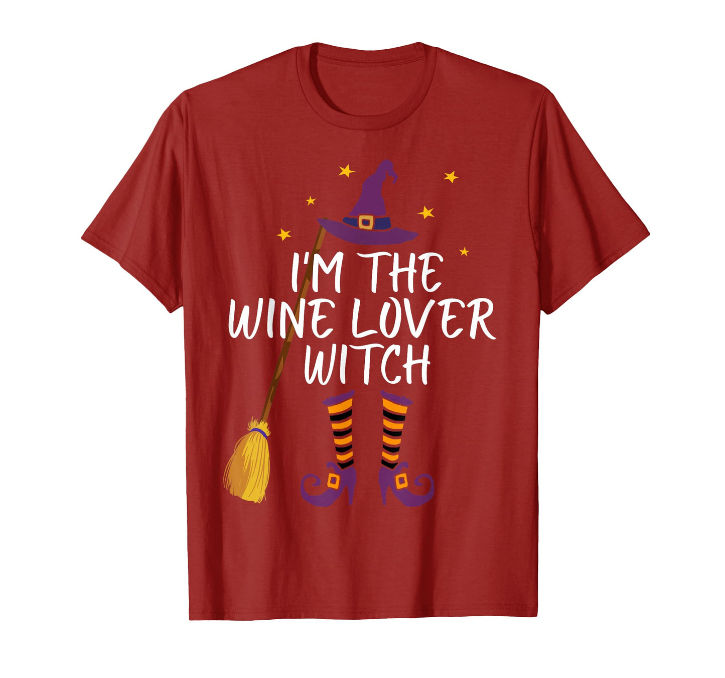 I'm The Wine Lover Witch Funny Sommelier Halloween Costume T-Shirt