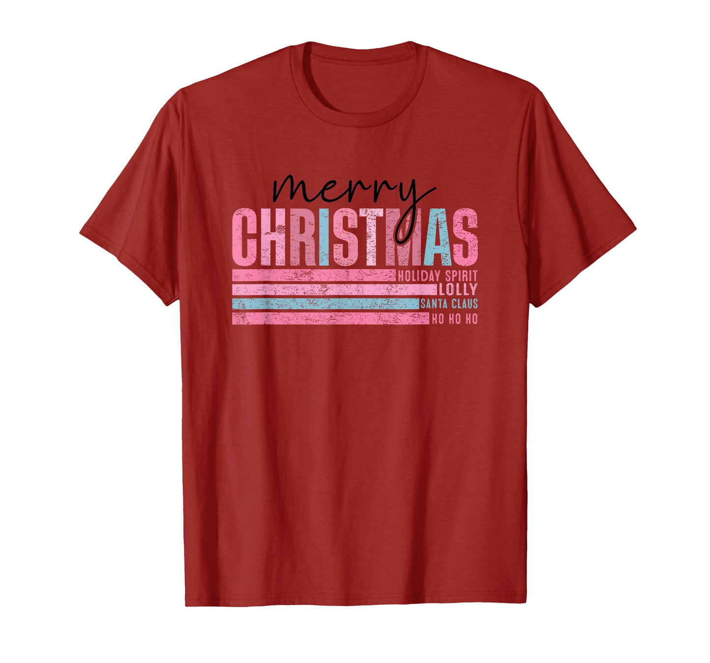 Christmas Holiday Spirit Lolly Santa Claus No Ho Ho T-Shirt