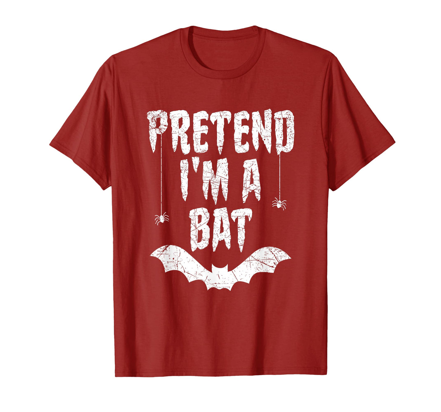 Funny Pretend I'm A Bat Easy Costume Lazy Halloween T-Shirt