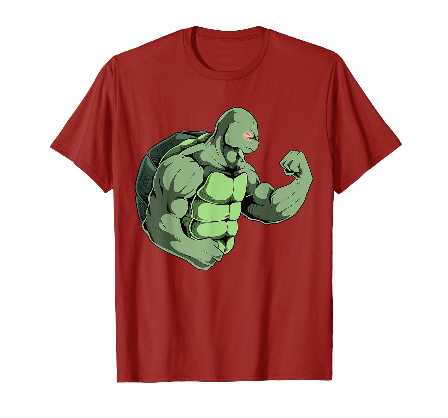 Tortoise Turtle Powerlifter Strongman Weightlifting Workout T-Shirt