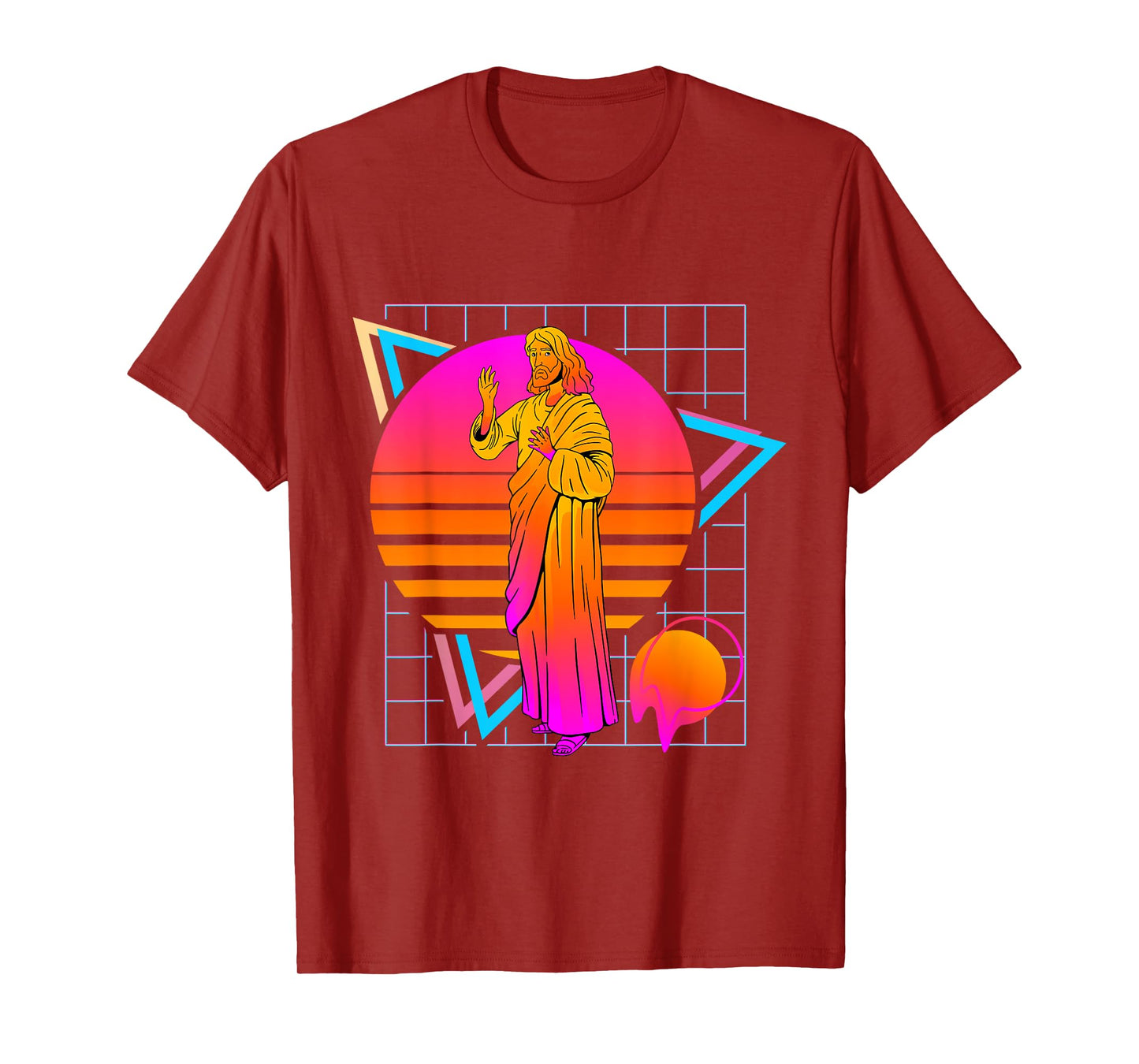 Jesus Retro 80s Style Vintage Religion T-Shirt