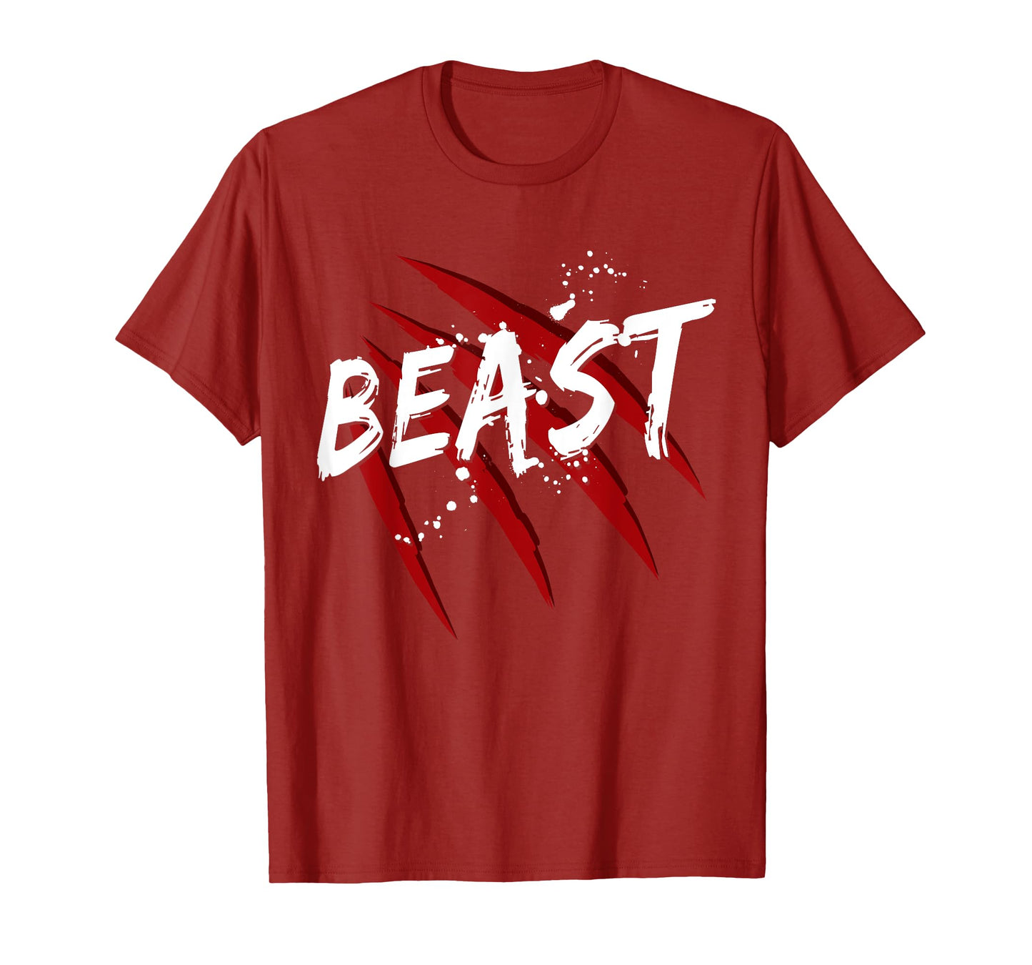 Gym Workout Training Beast Fitness Weight Loss Exercise T-Shirt