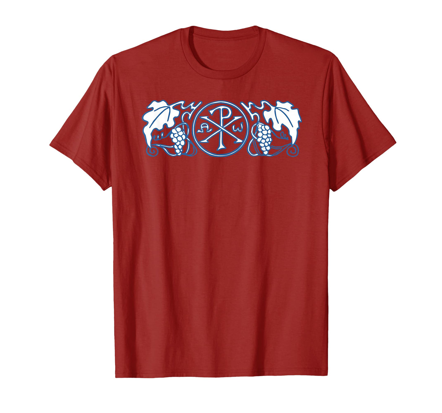Chi-Rho Christogram Alpha and Omega Labarum Catholic Symbols T-Shirt