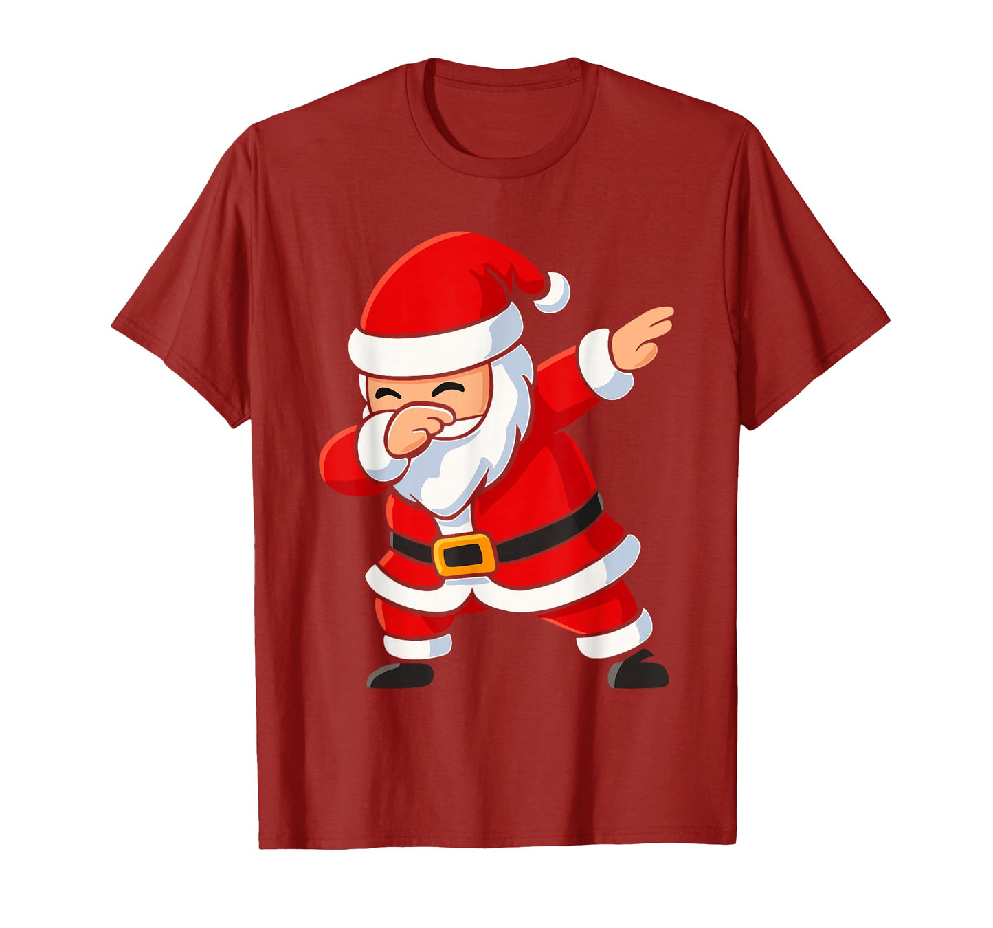 Dabbing Santa Claus Costume, Kids Christmas Santa Hat T-Shirt
