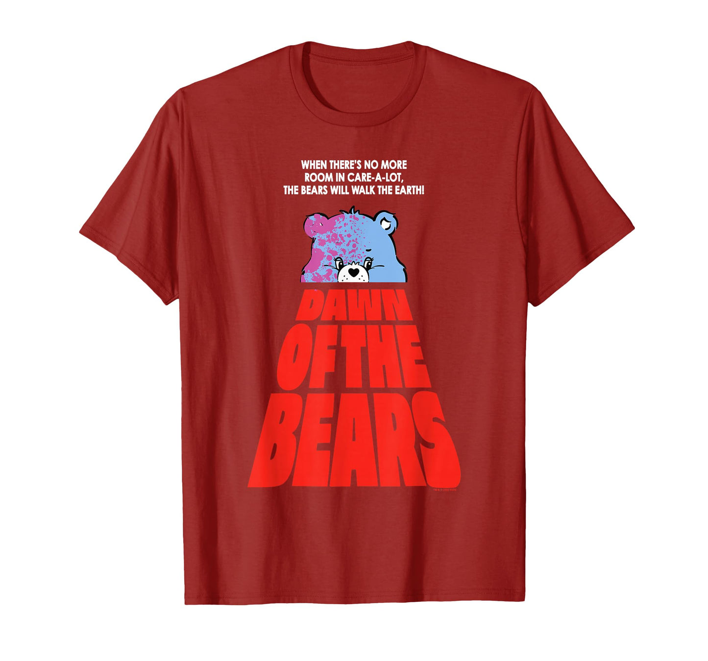 Care Bears Halloween Dawn Of The Bears Horror Movie Poster T-Shirt