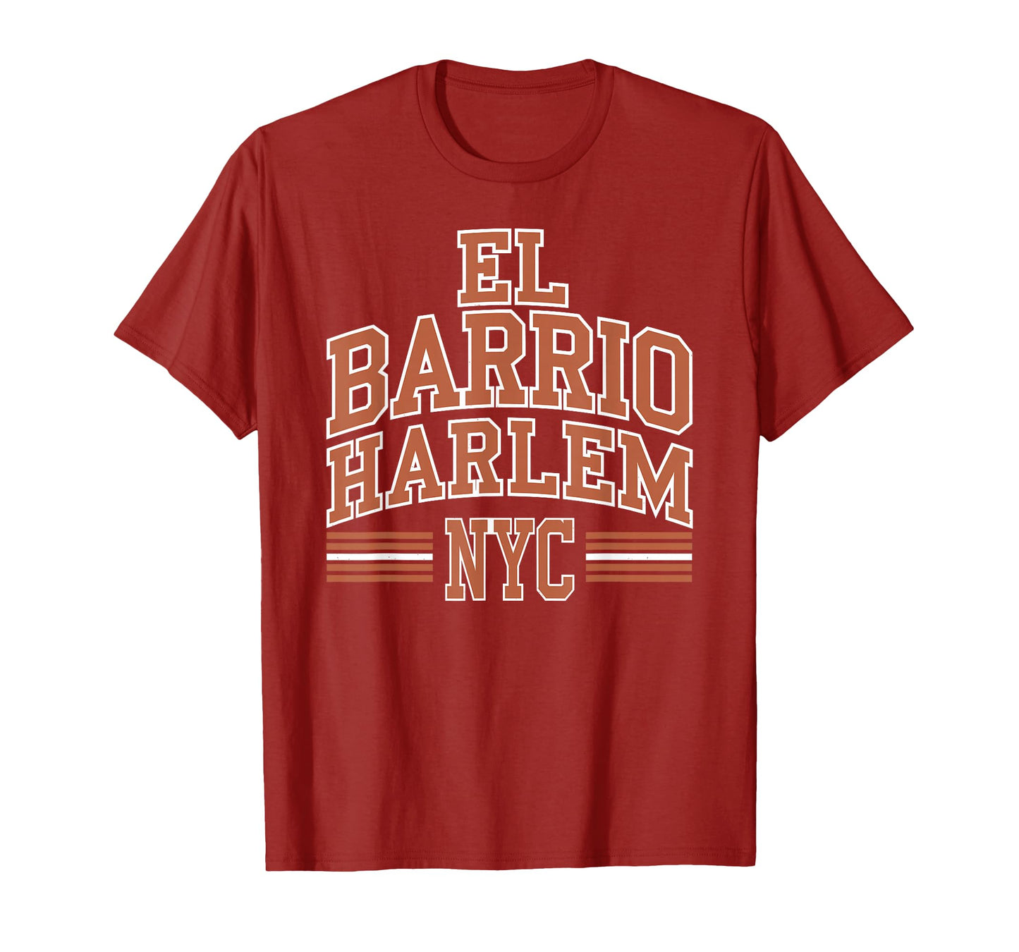 El Barrio Harlem NYC Retro Vintage 212 Puerto Rico Gym Sport T-Shirt