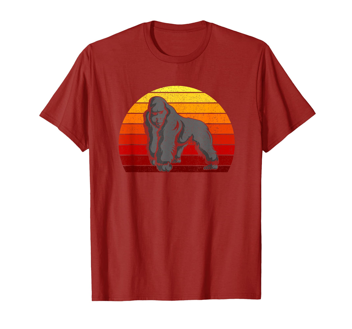 Retro 70s 80s Silverback Gorilla T-Shirt