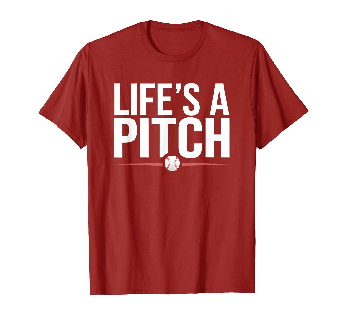 Baseball Life's A Pitch Family Matching T-Shirt