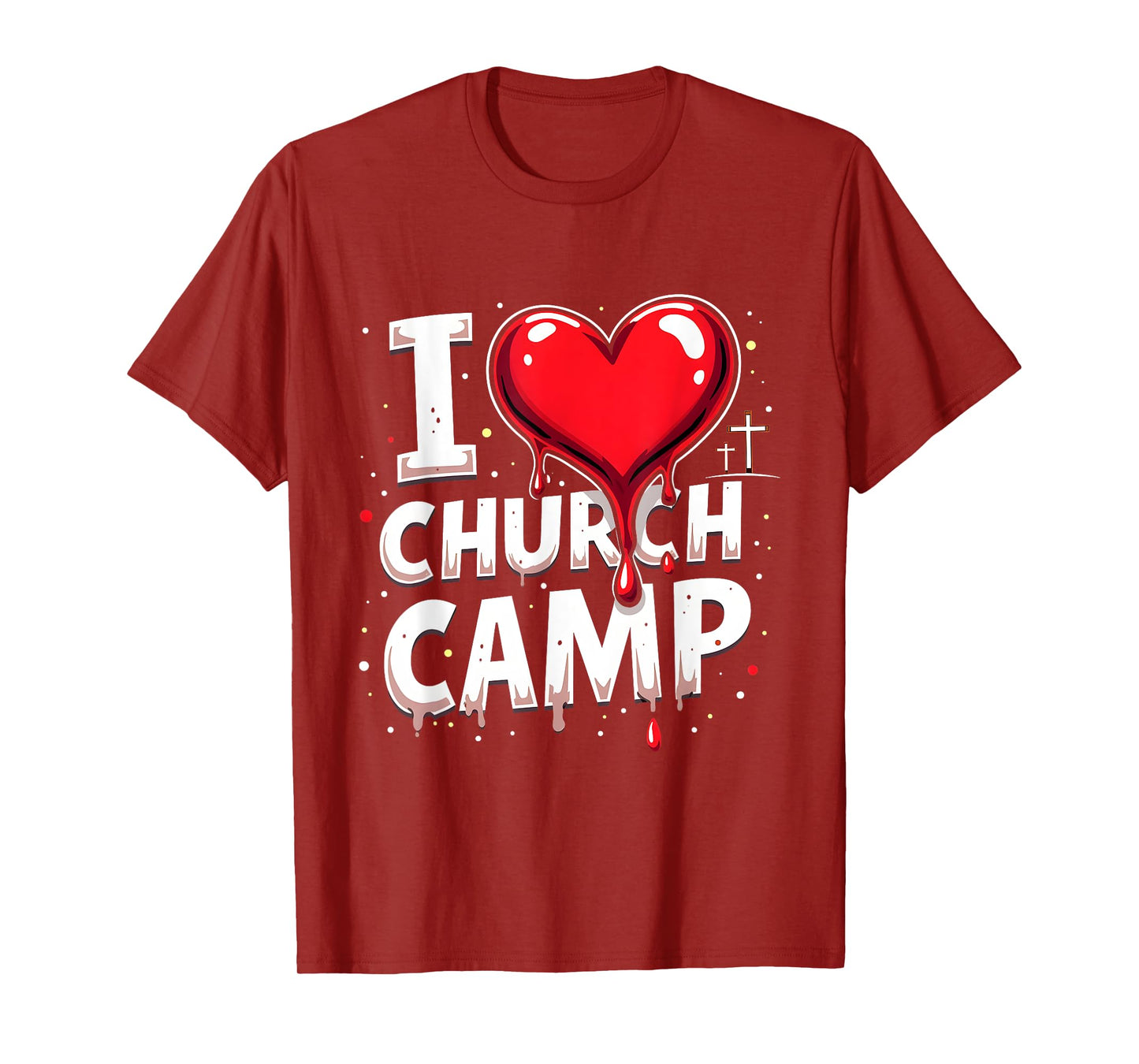 VBS Vacation Bible School I Love Church Camp Jesus VBS Crew T-Shirt