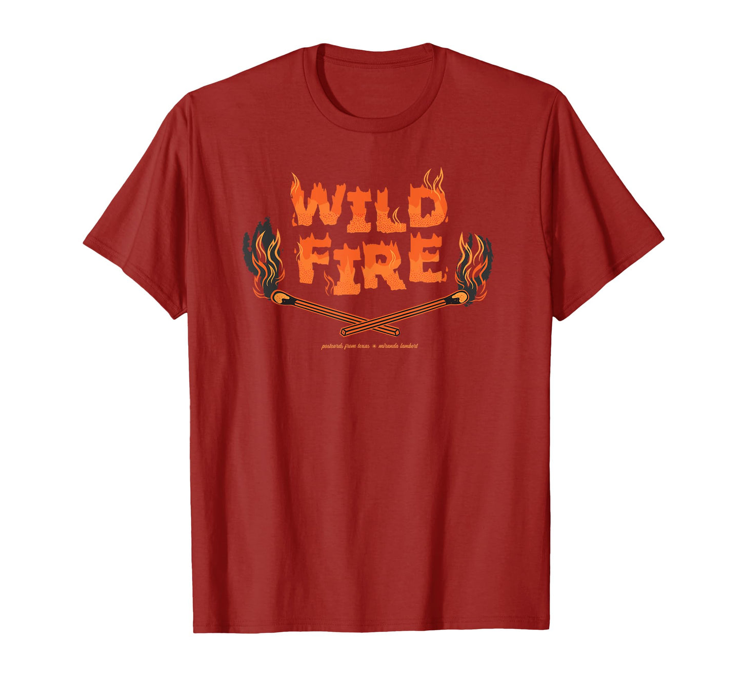 Miranda Lambert Wildfire Postcards From Texas T-Shirt