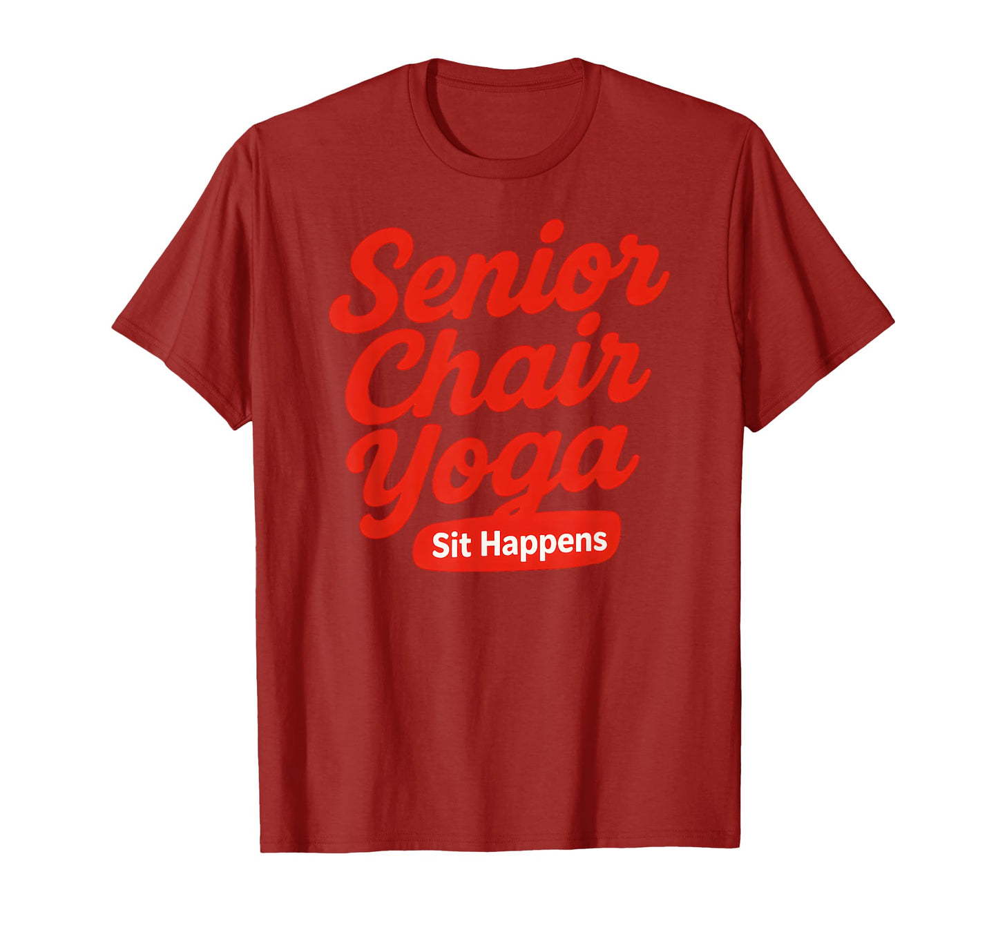 Senior Chair Yoga Balance Boost for Older Adults Vintage T-Shirt