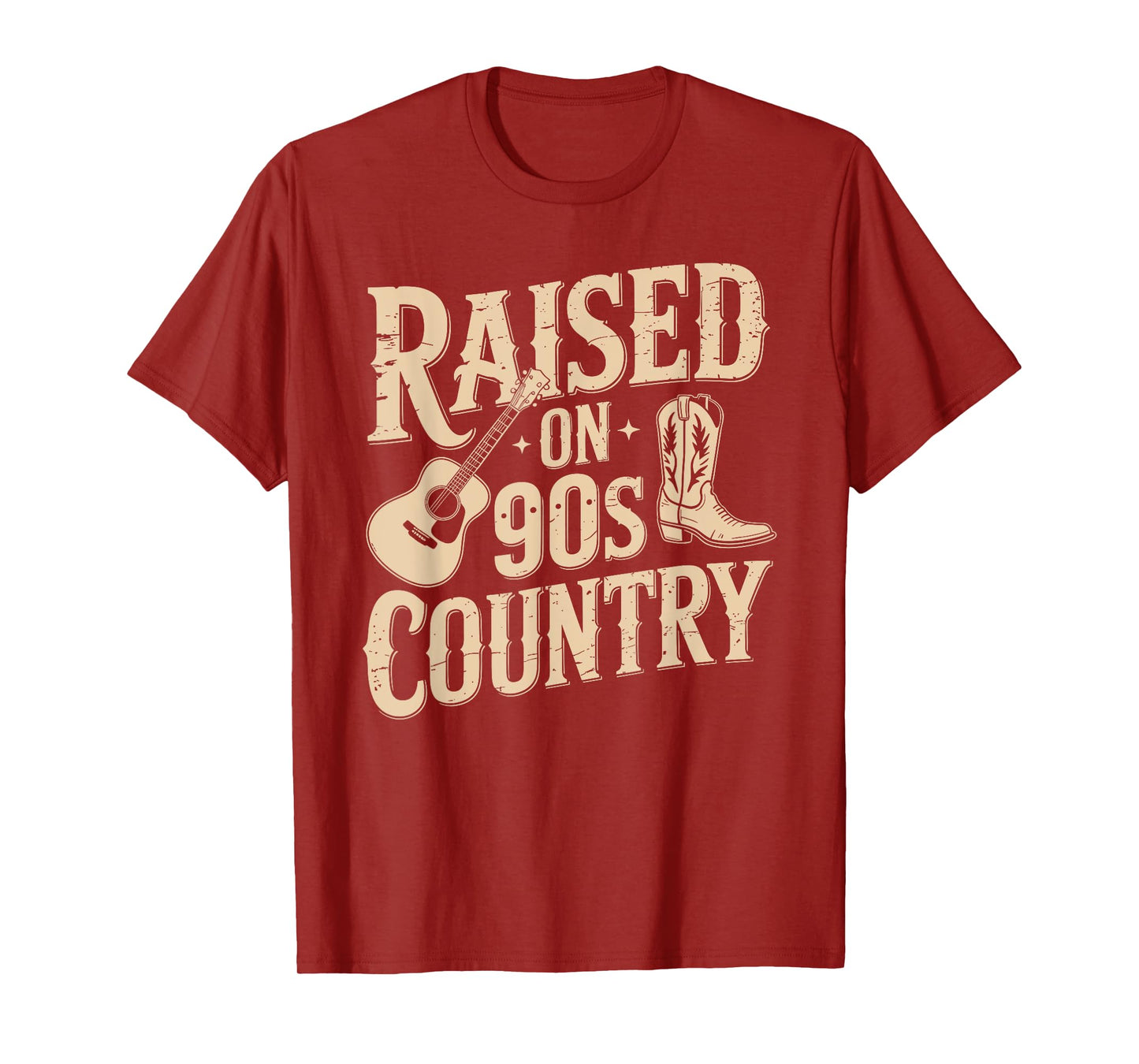 Raised on 90s Country Vintage Southern Music T-Shirt
