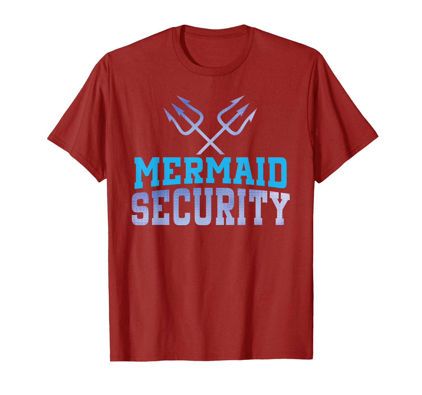 Mermaid Security Funny Dad Mermaid Family Mermaid Squad T-Shirt