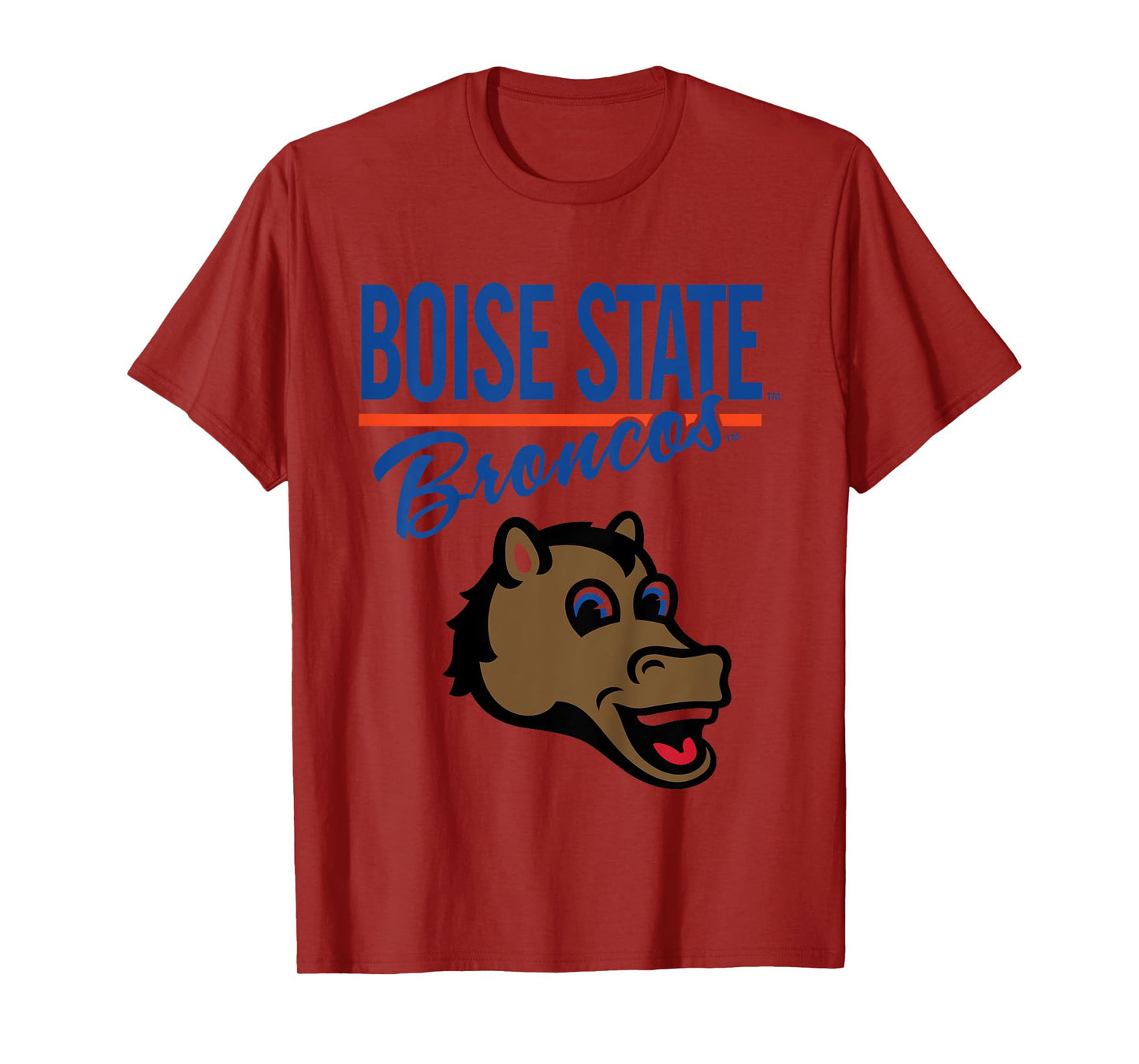 Kids Boise State Broncos Kid's Mascot White Officially Licensed T-Shirt