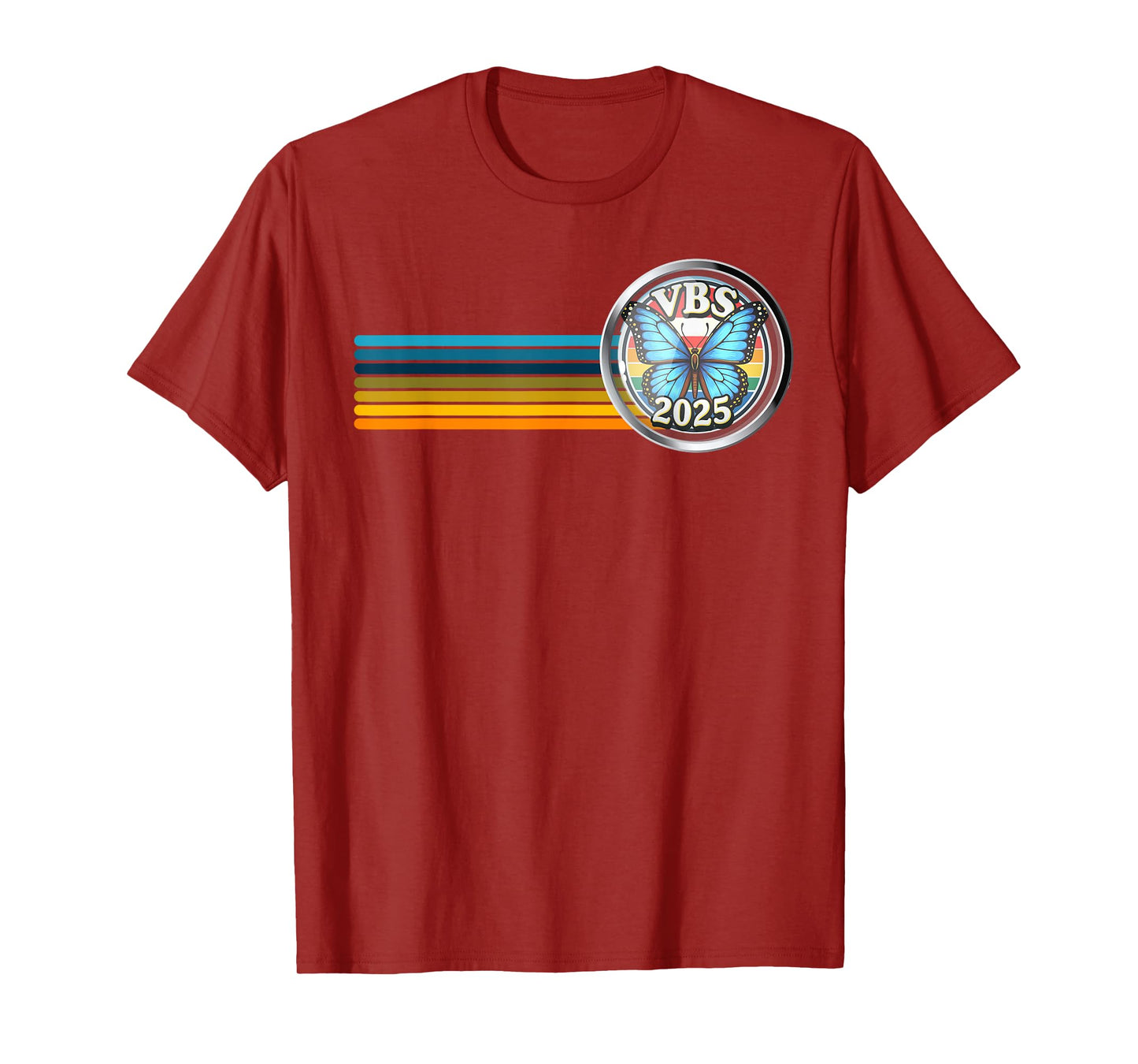 VBS 2025 Magnified Vacation Bible School Butterfly VBS Team T-Shirt