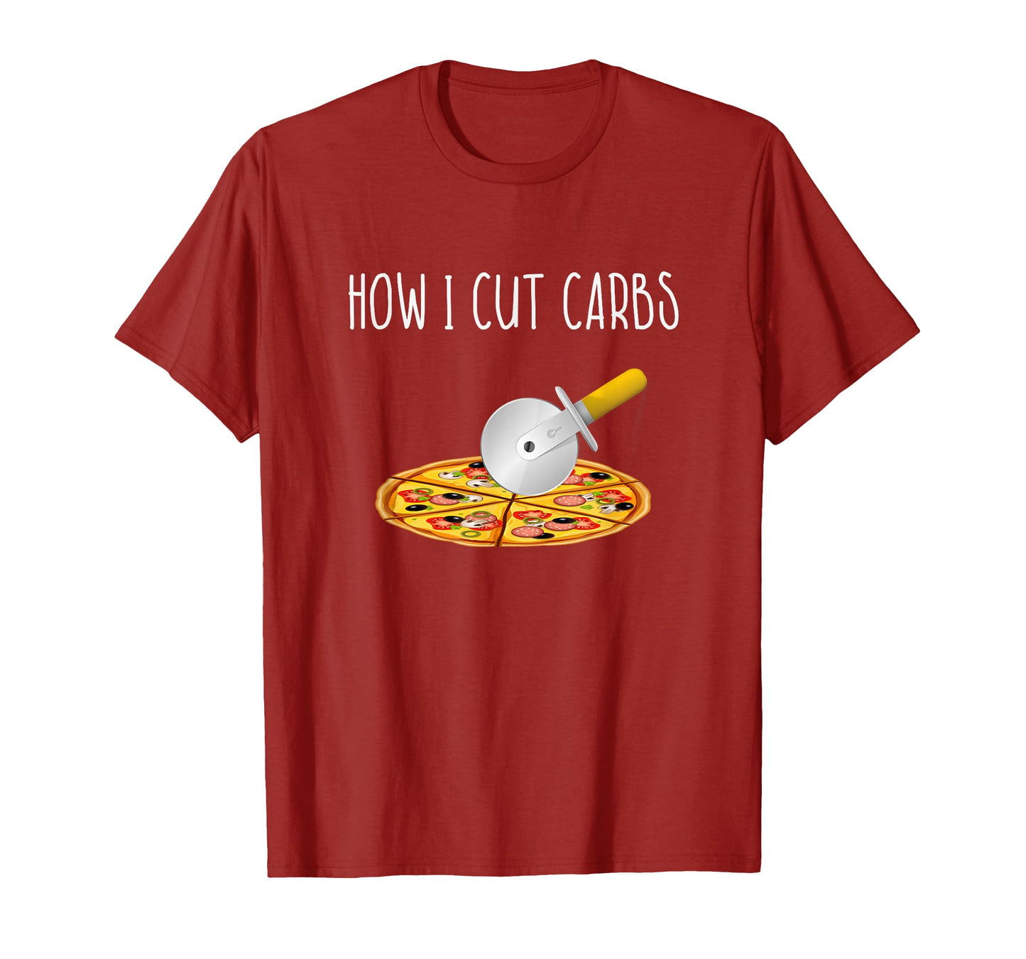 This is How I Cut Carbs Shirt - Pizza Cutter T-Shirt at Gym T-Shirt