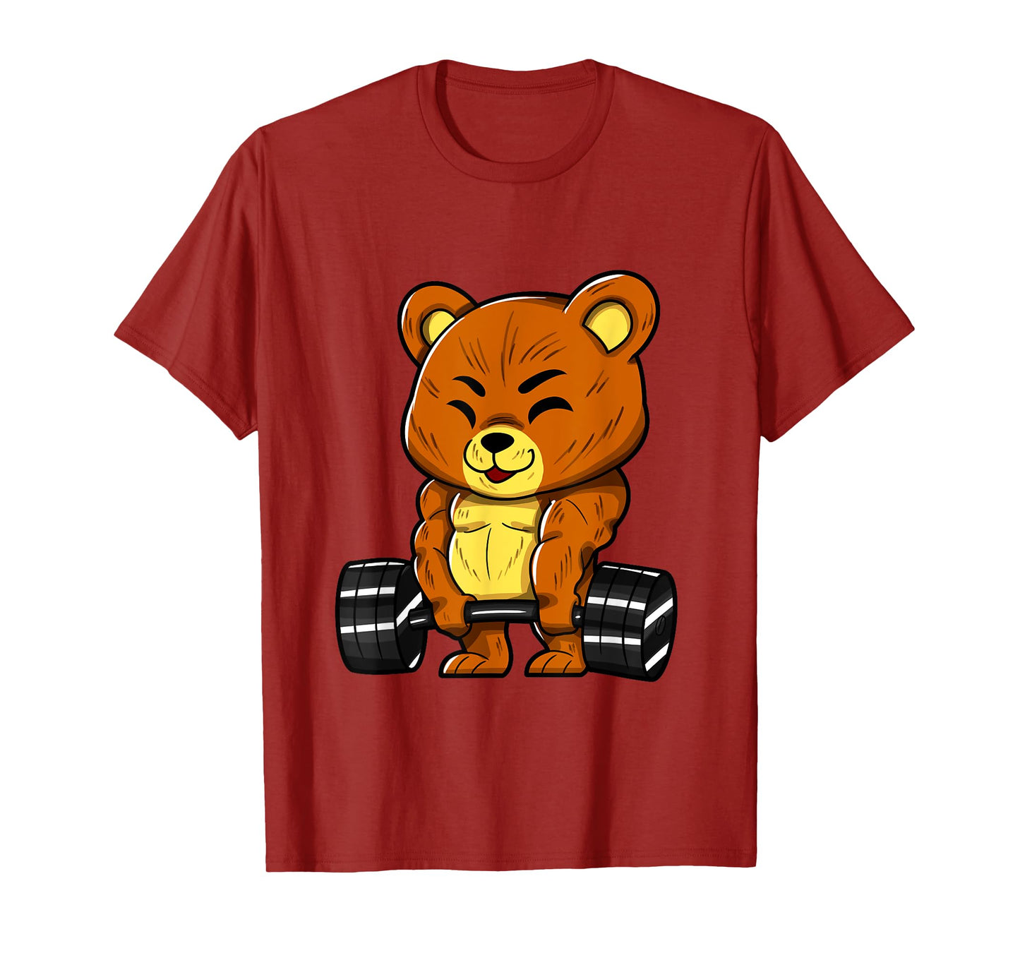 Bear Bodybuilder Bodybuilding Muscle Gym Weightlifting Bear T-Shirt