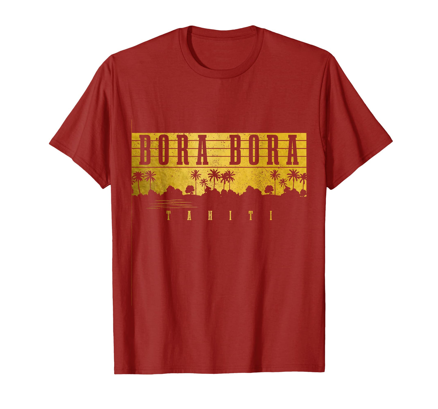 Bora Bora Tahiti Beach Vacation Vintage Souvenir T-Shirt