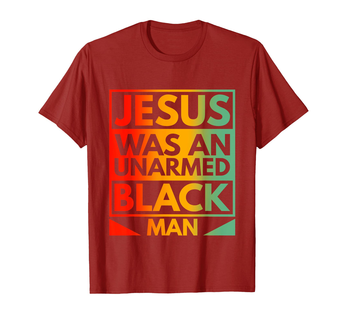 Jesus Was An Unarmed Black Man American Vintage Retro T-Shirt