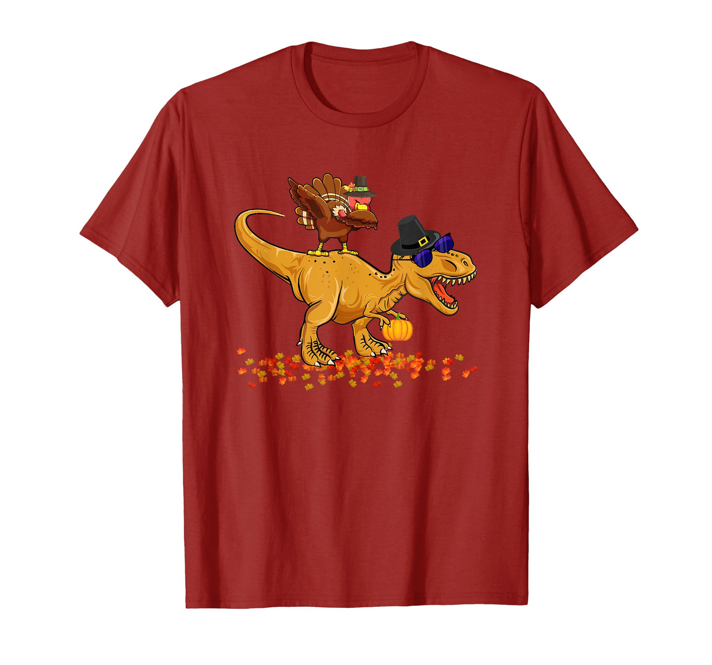 Thanksgiving Dinosaur Dabbing Turkey T-Rex Turkey Saurus Rex T-Shirt
